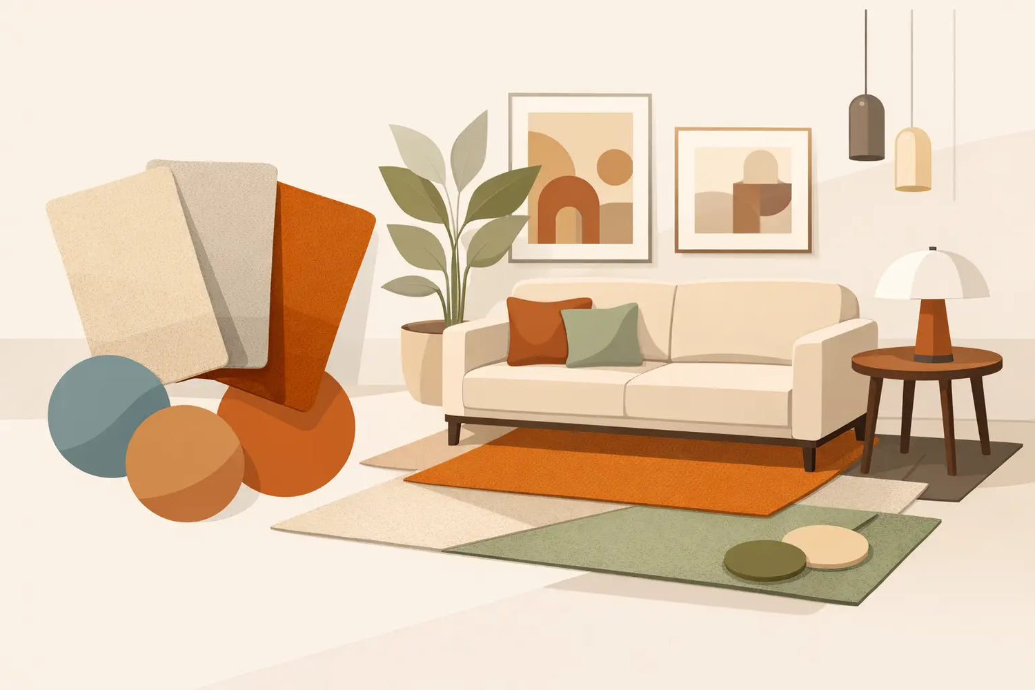 Tapijt kleuren combineren in je interieur