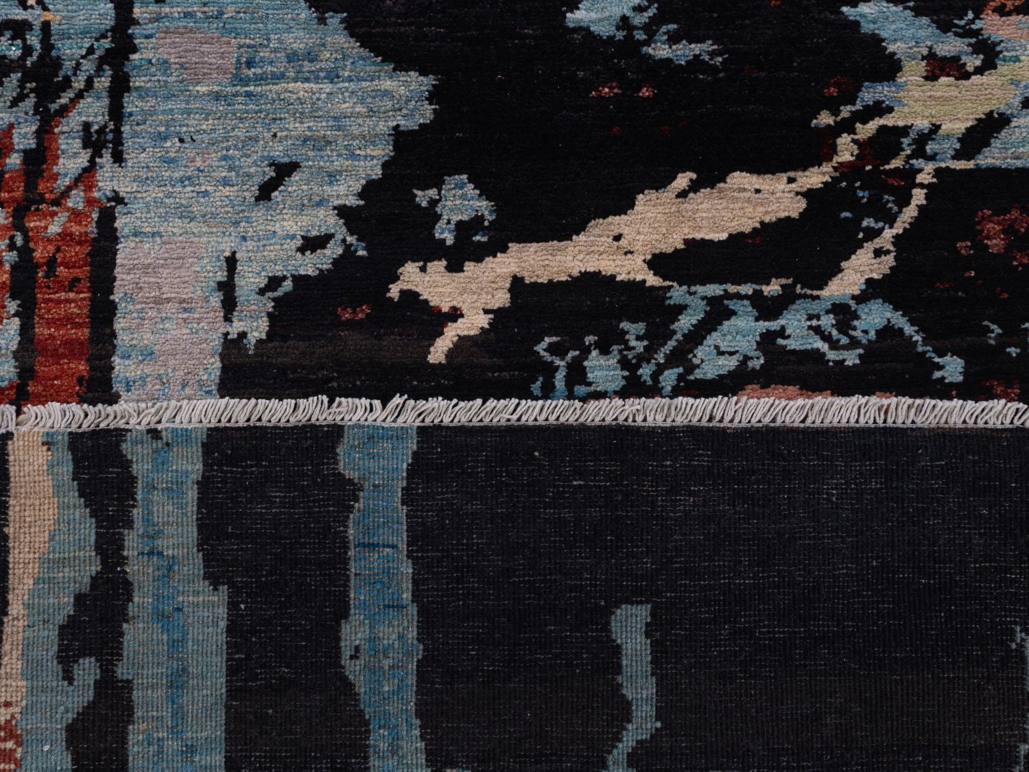 Afghaans Tapijt Laagpolig Handgeknoopt Wollen Vloerkleed - Omid Afghan Wool Luxury 297x194 - Omid Carpets