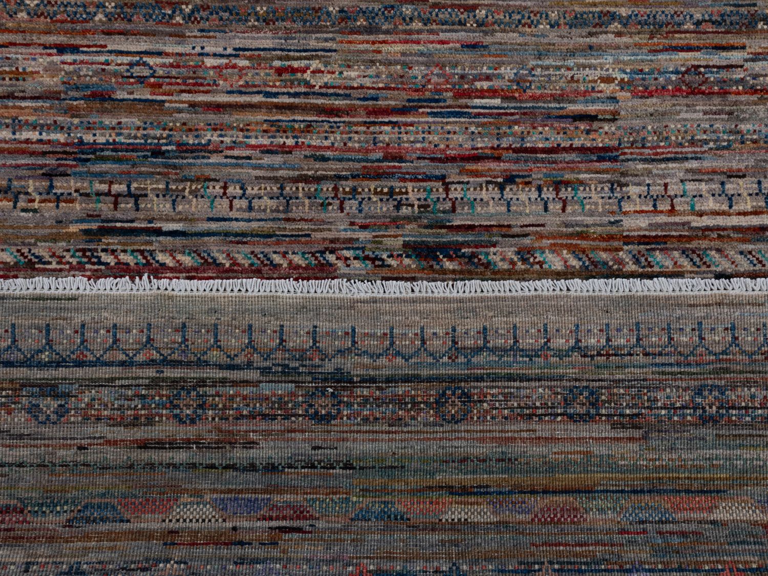 Afghaans Tapijt Laagpolig Handgeknoopt Wollen Vloerkleed - Omid Afghan Wool Luxury 297x194 - Omid Carpets
