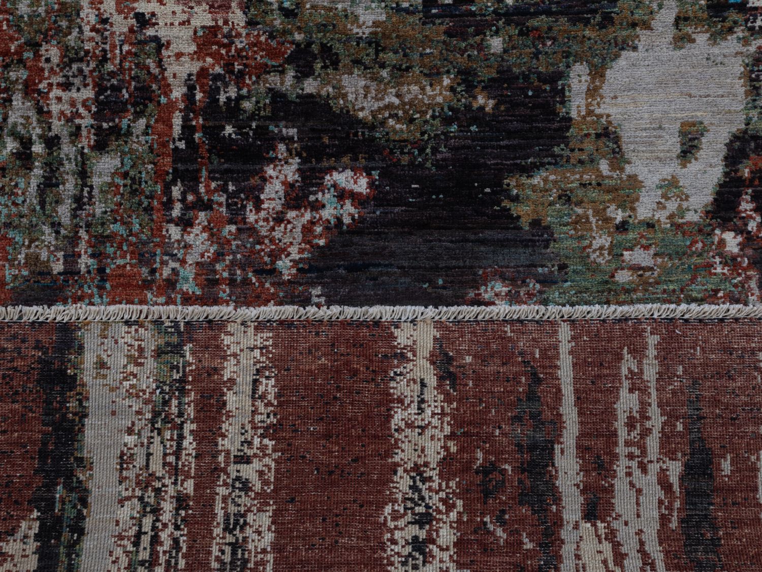 Afghaans Tapijt Laagpolig Handgeknoopt Wollen Vloerkleed - Omid Afghan Wool Luxury 297x194 - Omid Carpets