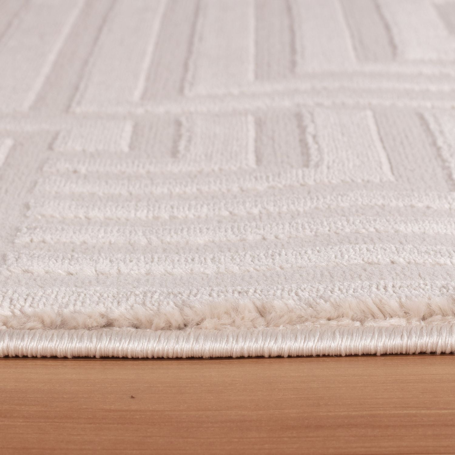 Beige Tapijt Laagpolig Vloerkleed Omid Elegant Neutrals