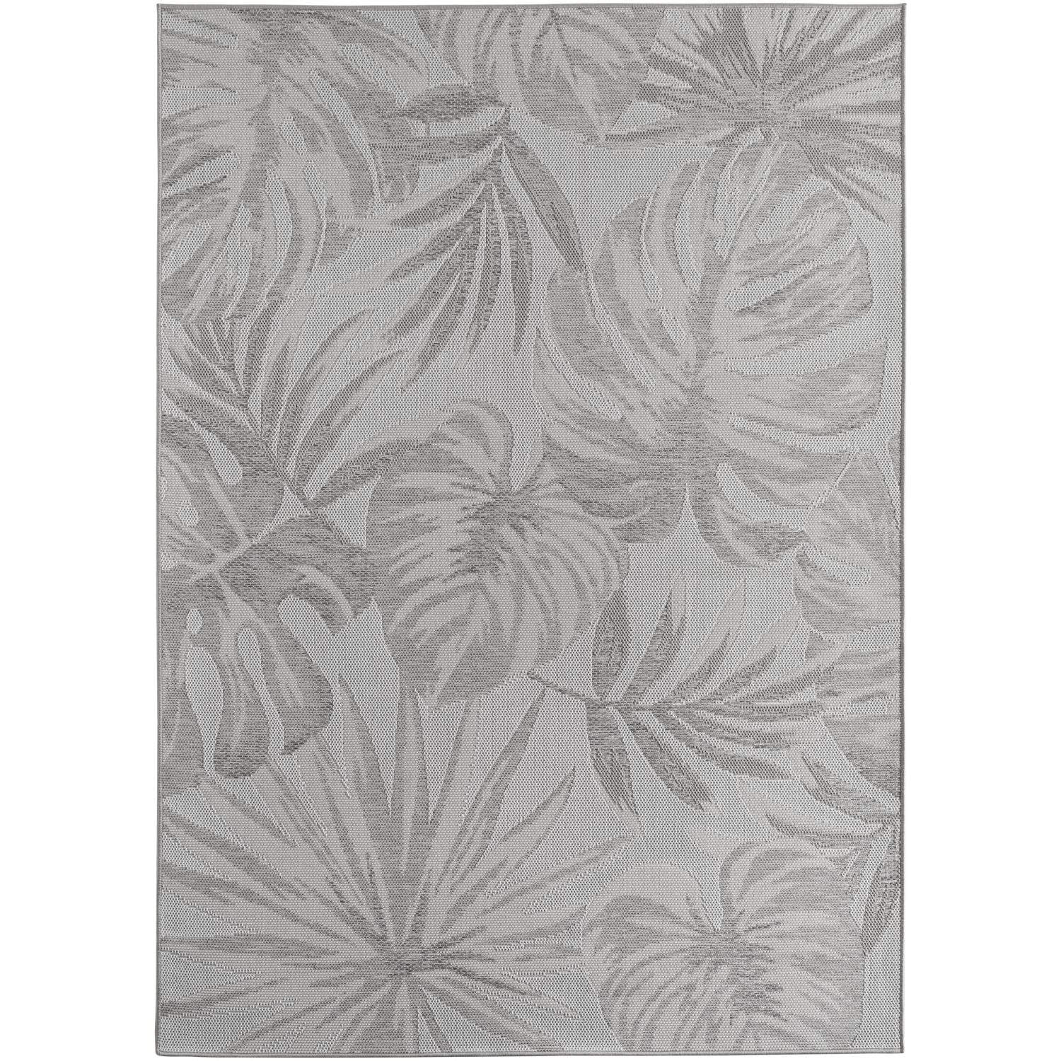 Grijs Tapijt Laagpolig Vloerkleed Indoor/Outdoor