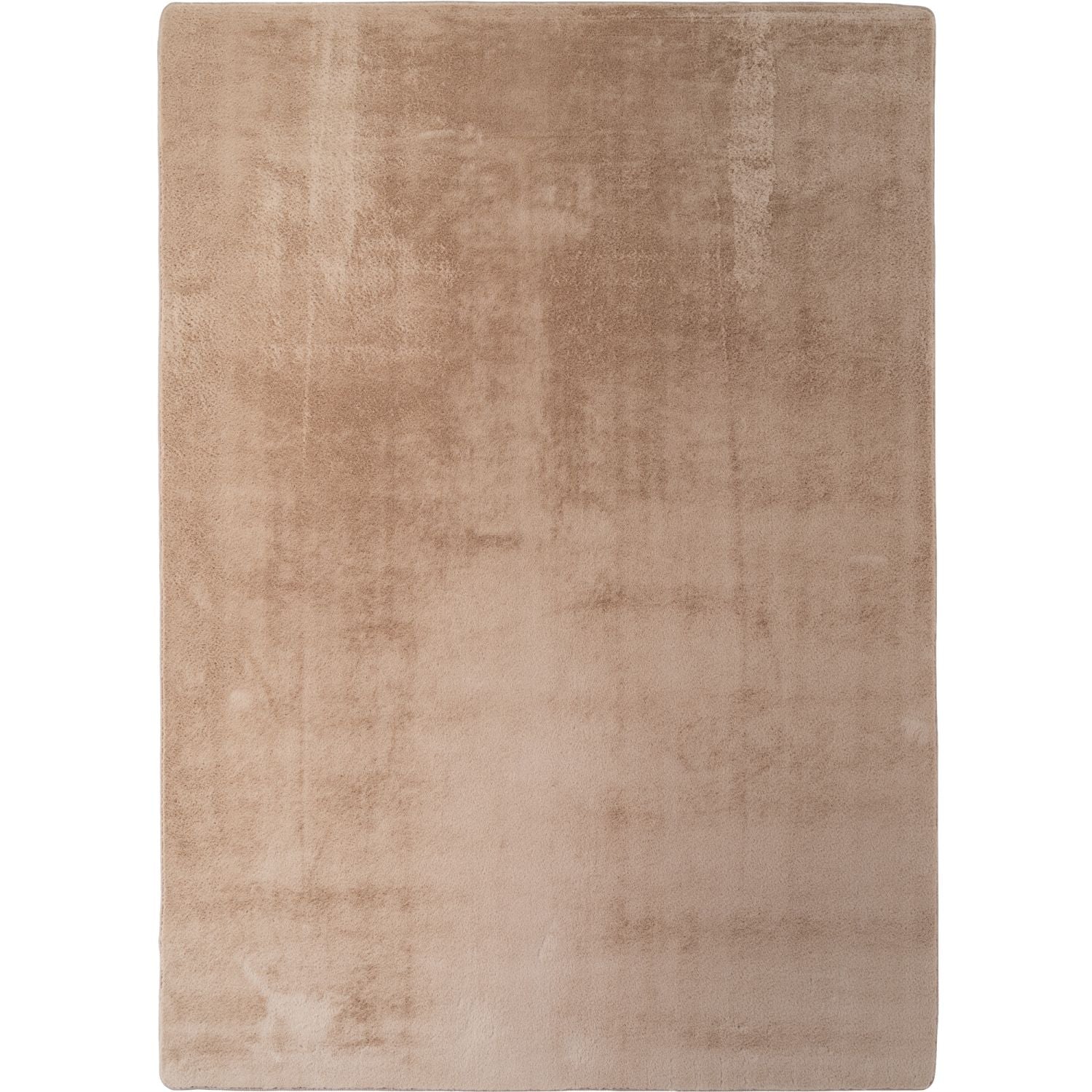Beige Tapijt Laagpolig Vloerkleed met Anti Slip Omid Super Zacht