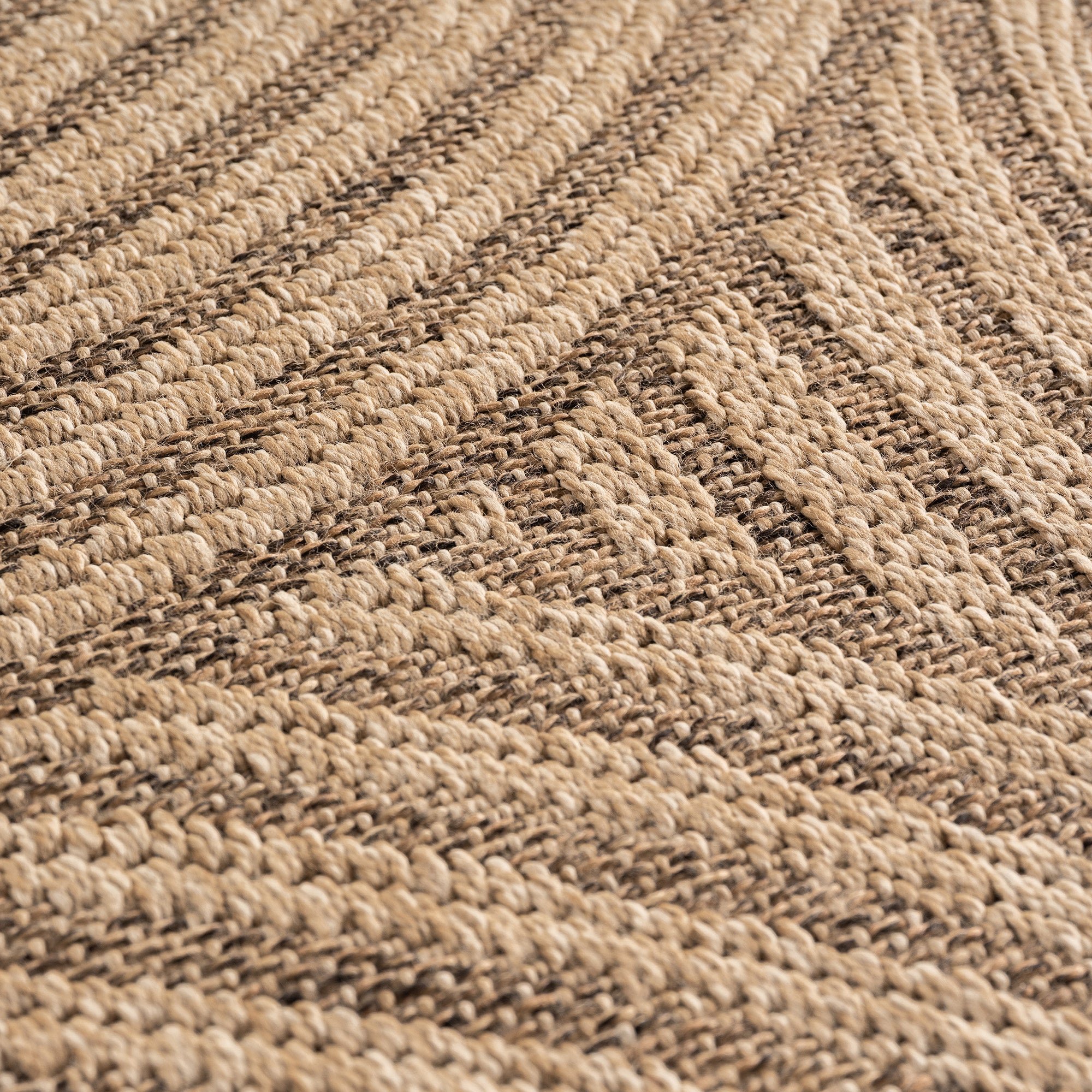 Beige Tapijt Laagpolig Vloerkleed Indoor/Outdoor