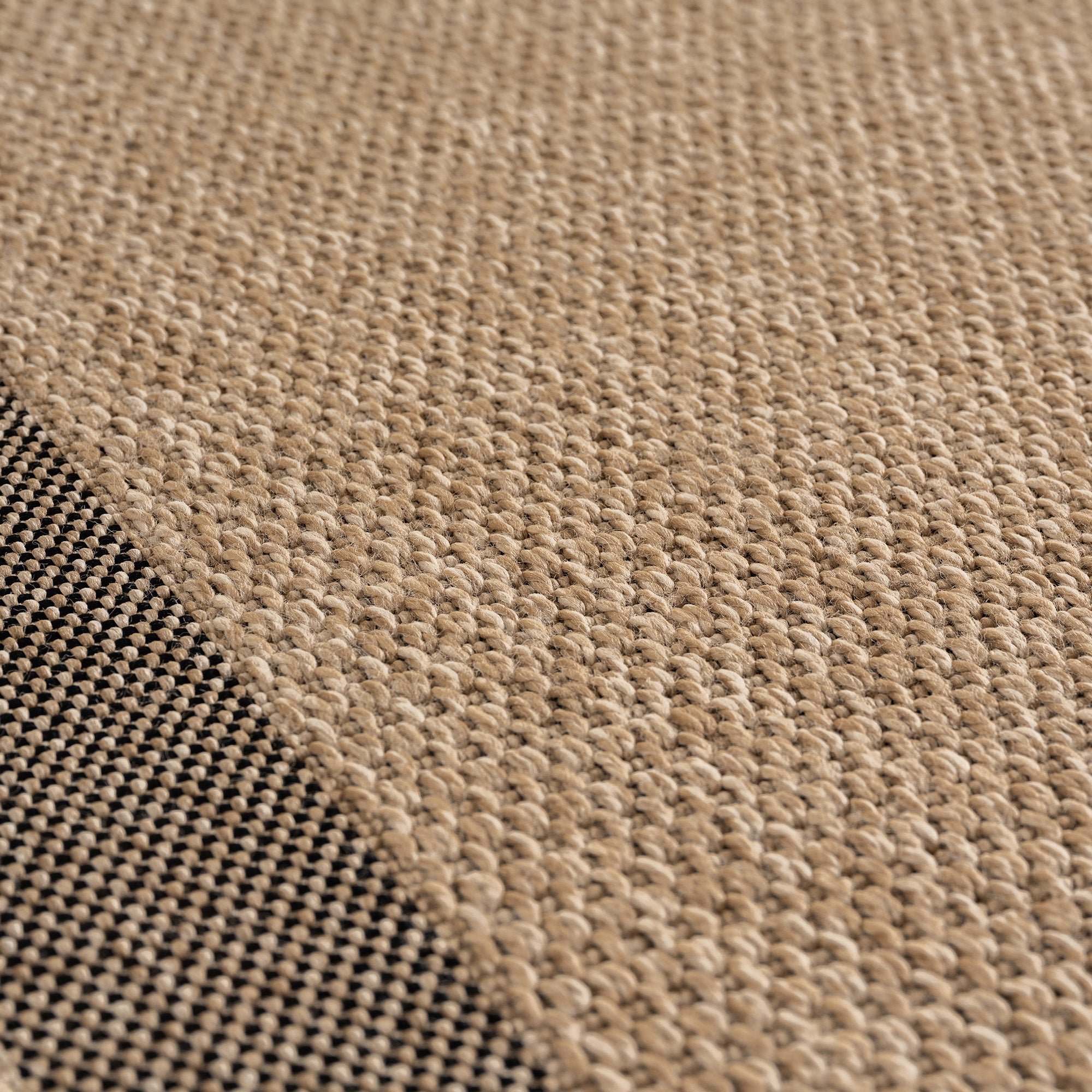 Beige Tapijt Laagpolig Vloerkleed Indoor/Outdoor