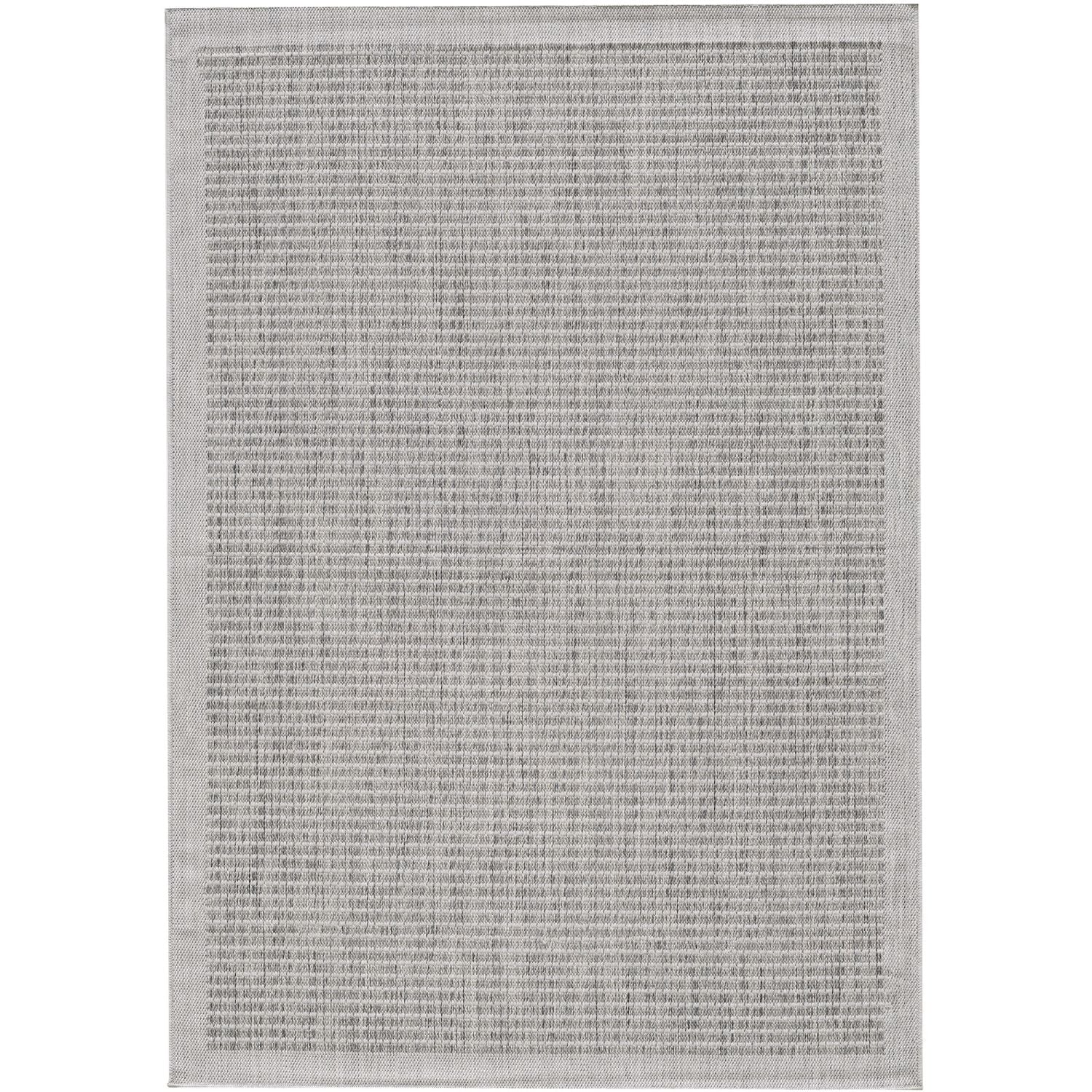 Grijs Tapijt Laagpolig Vloerkleed Indoor/Outdoor