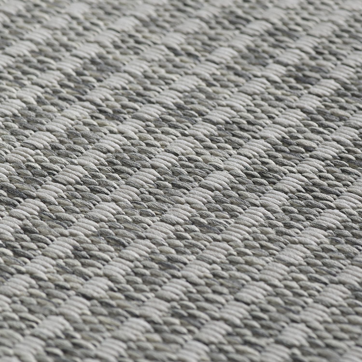 Grijs Tapijt Laagpolig Vloerkleed Indoor/Outdoor