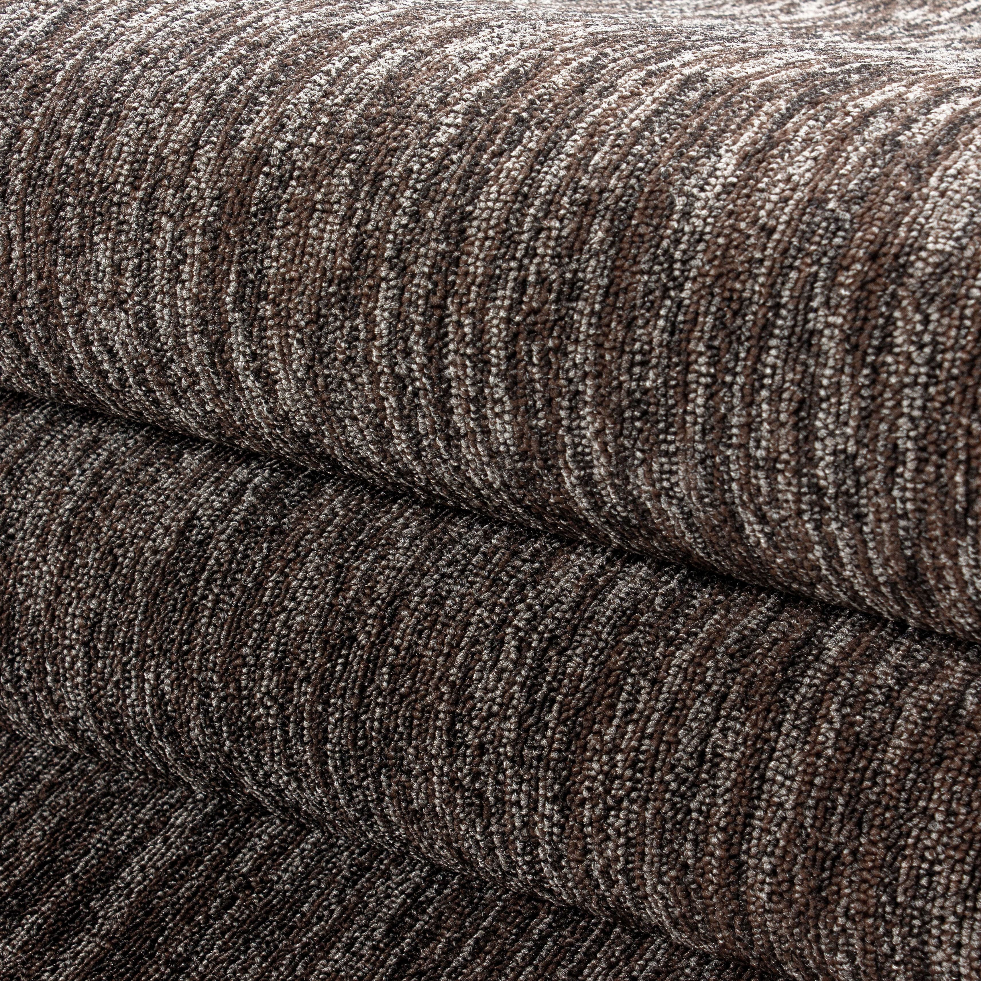 Bruin Tapijt Laagpolig Vloerkleed Omid Elegant Comforts Collection
