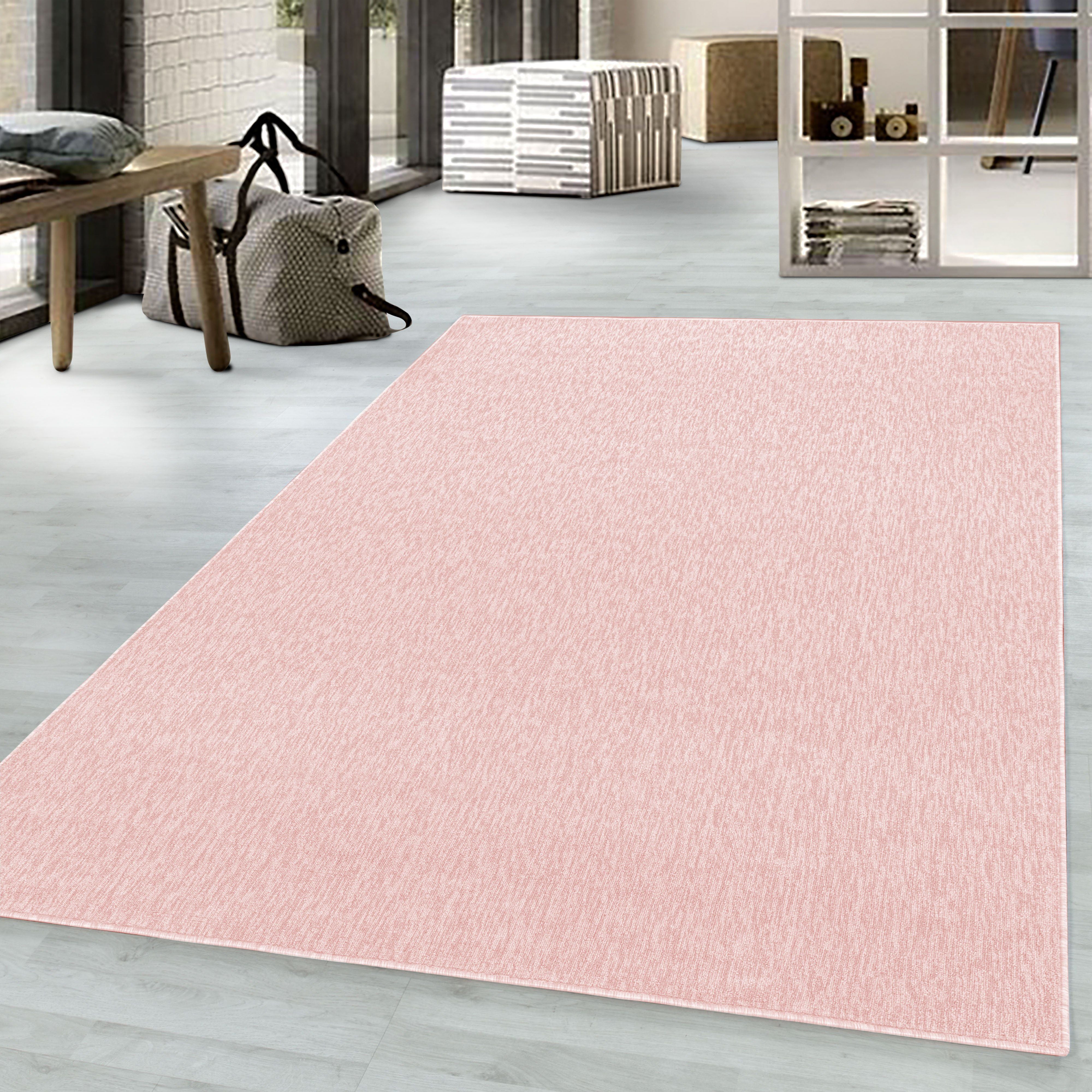 Roze Tapijt Laagpolig Vloerkleed Omid Elegant Comforts Collection