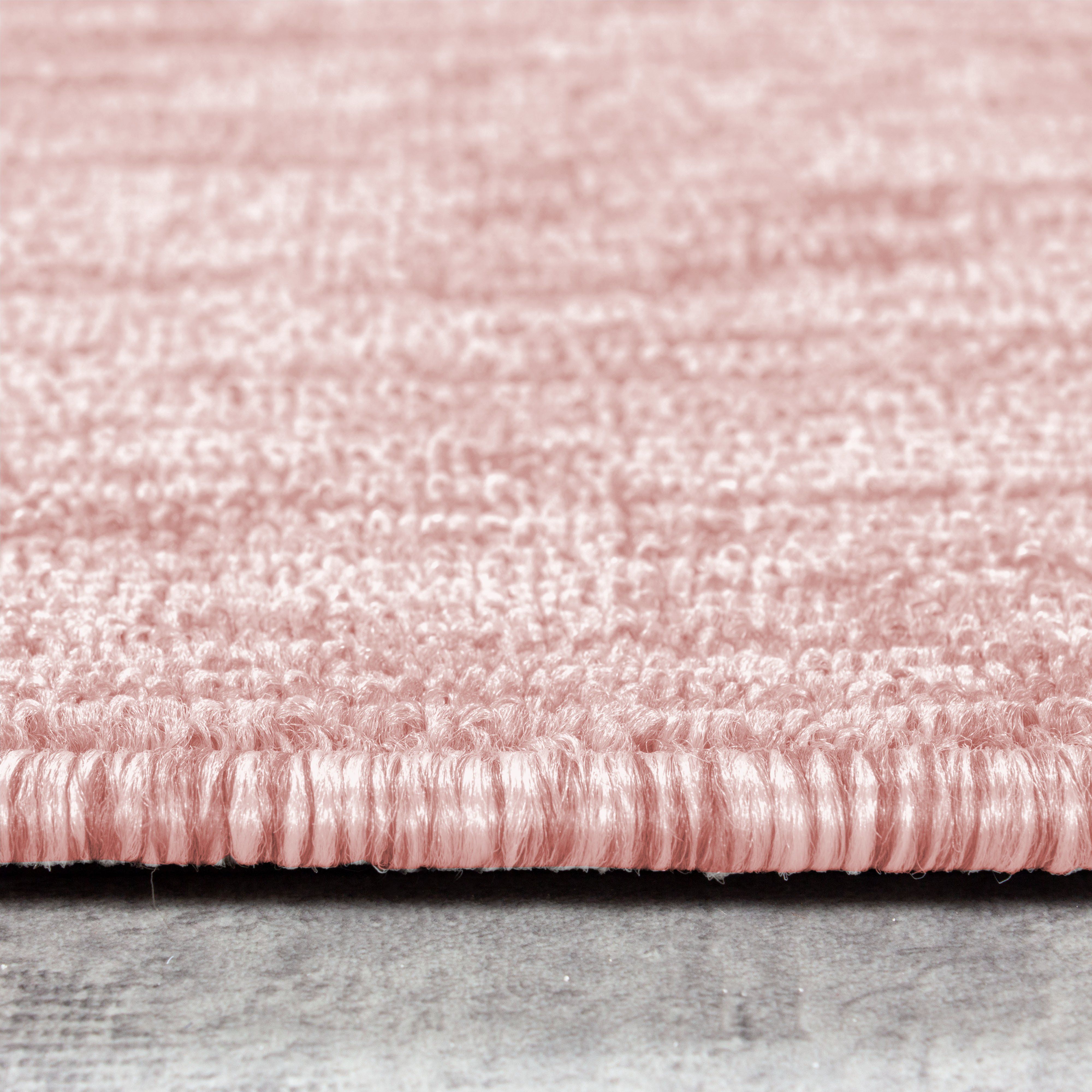 Roze Tapijt Laagpolig Vloerkleed Omid Elegant Comforts Collection