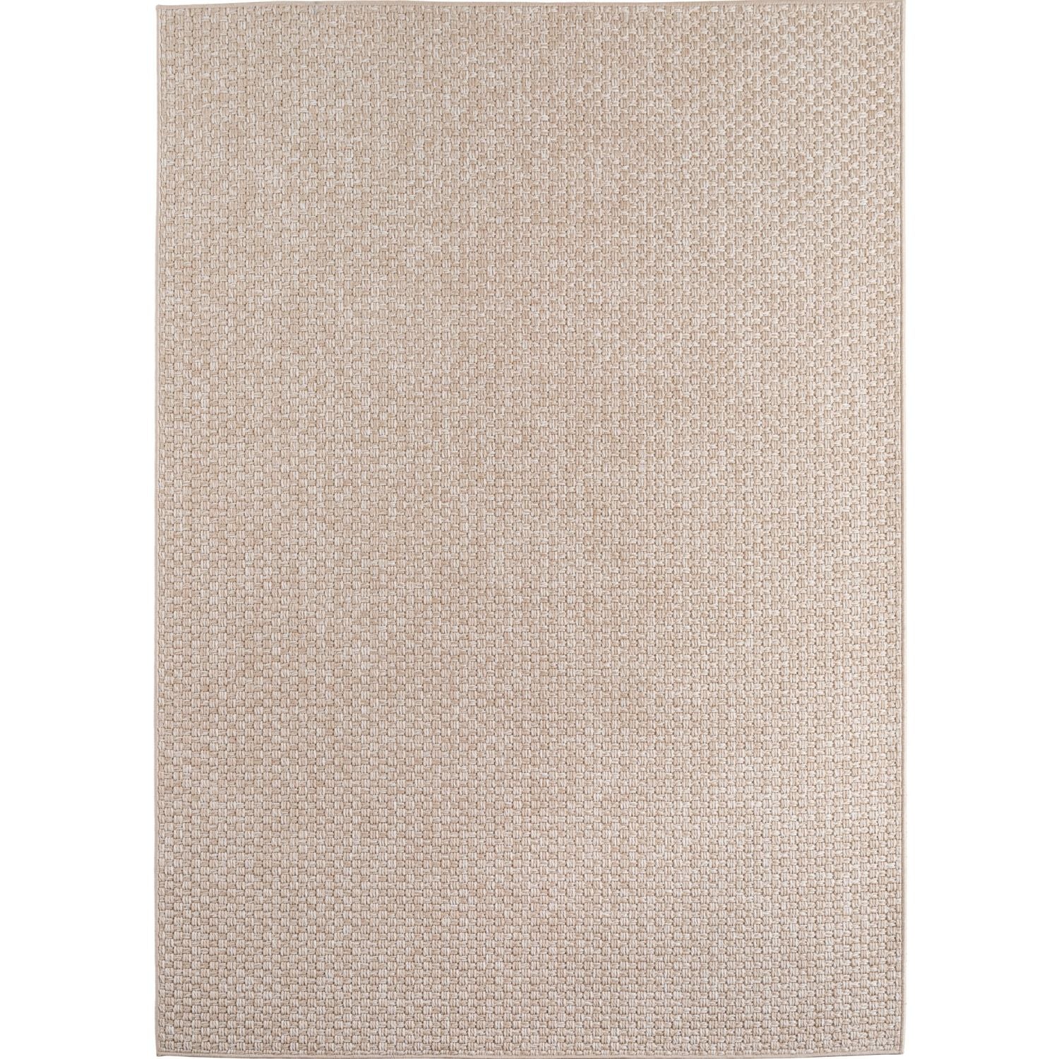 Beige Tapijt Laagpolig Vloerkleed Indoor/Outdoor