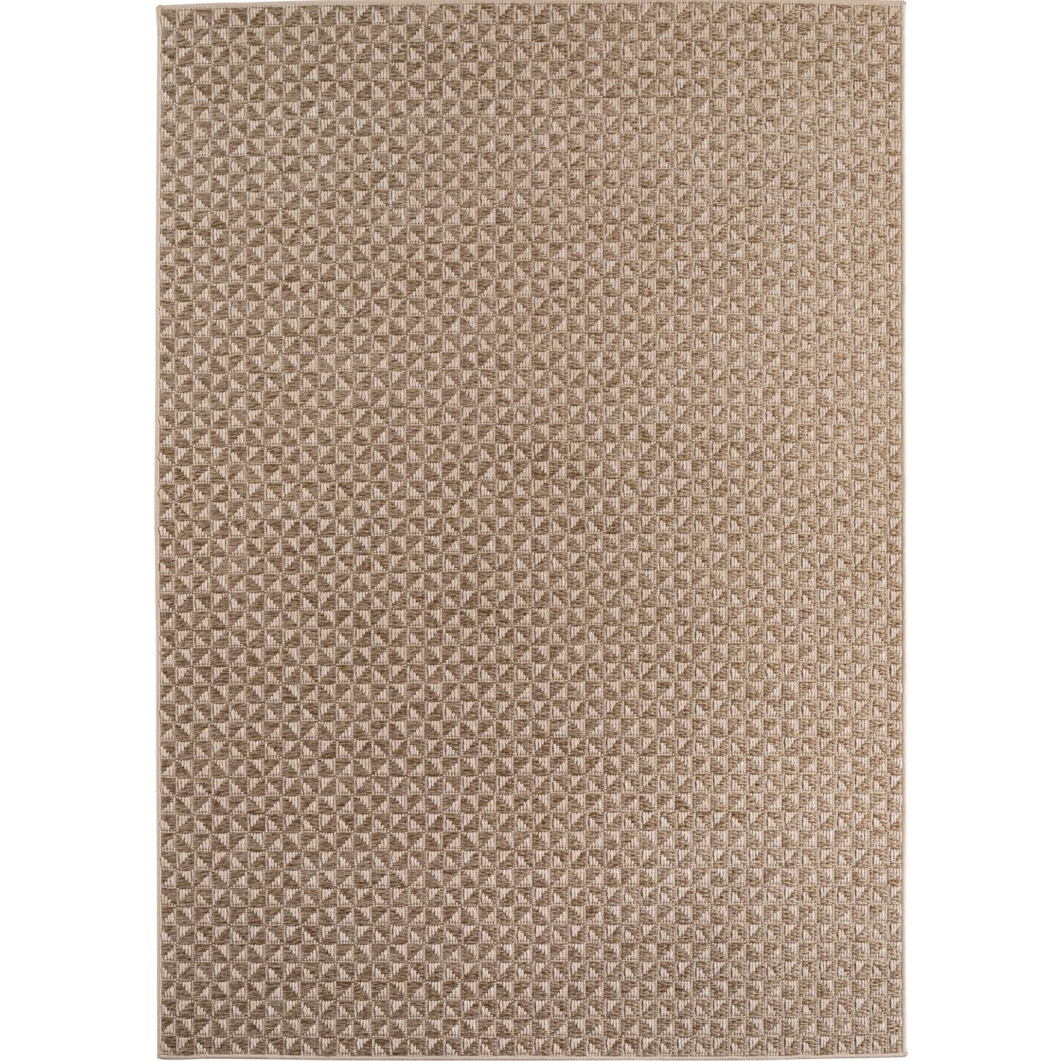 Beige Tapijt Laagpolig Vloerkleed Indoor/Outdoor