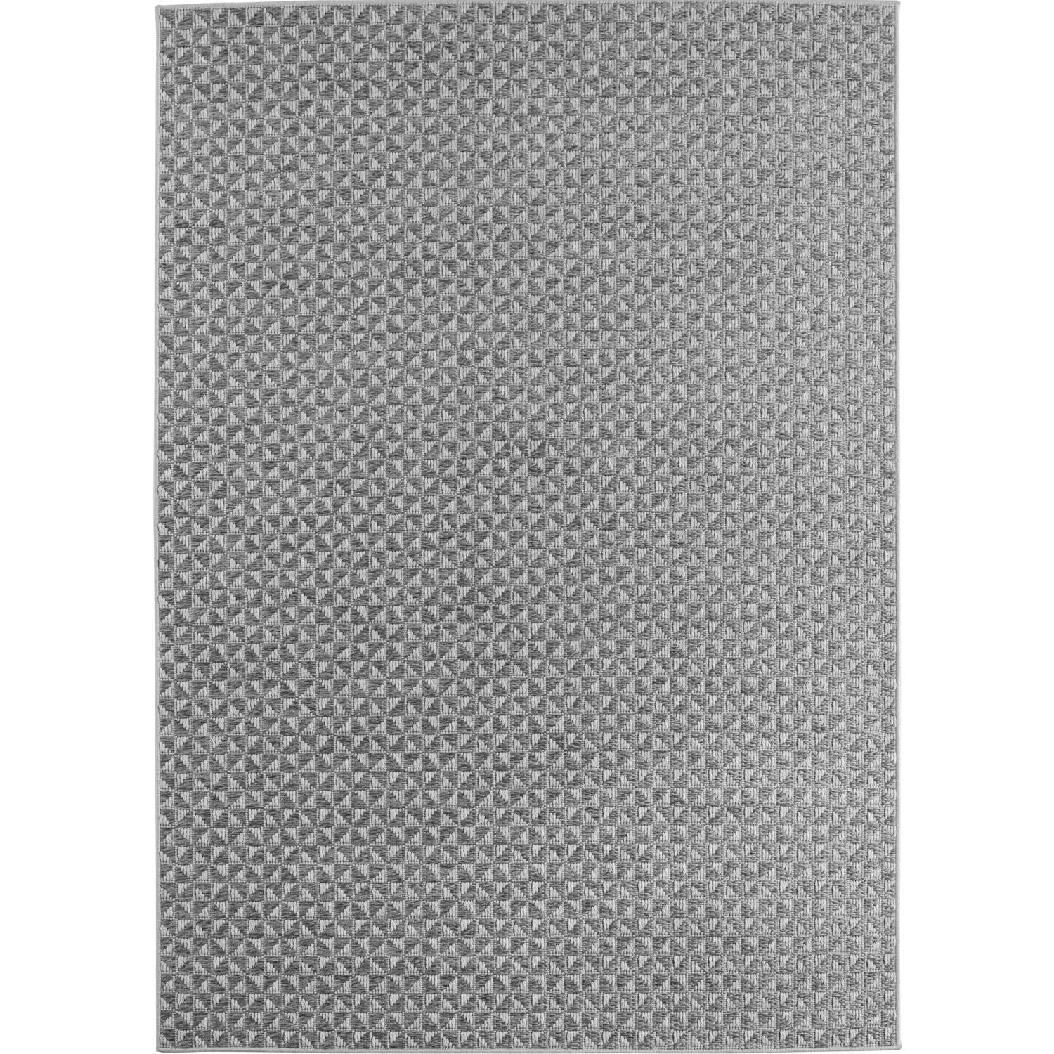 Grijs Tapijt Laagpolig Vloerkleed Indoor/Outdoor