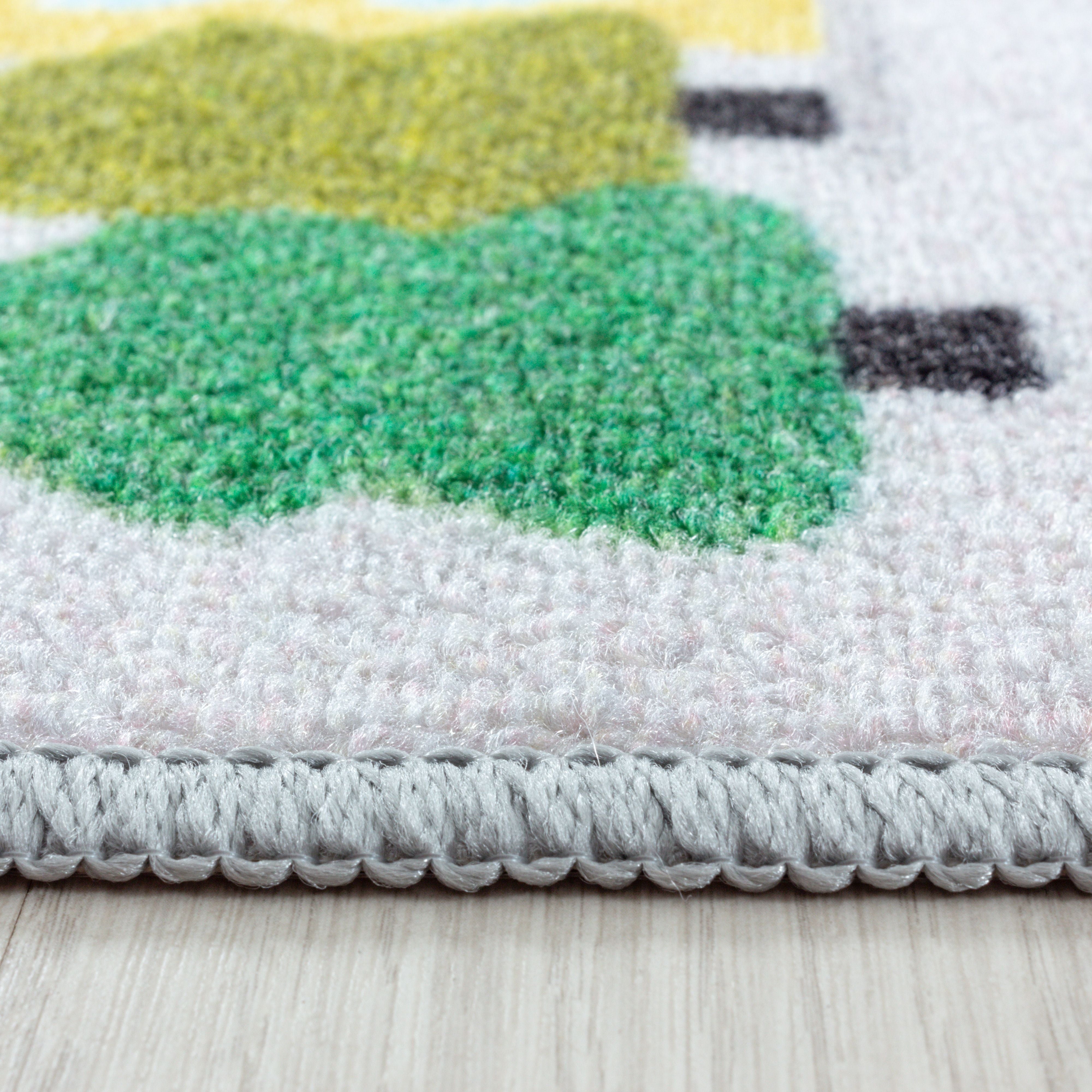 Grijs Tapijt Laagpolig Vloerkleed Omid Playful wonder collection