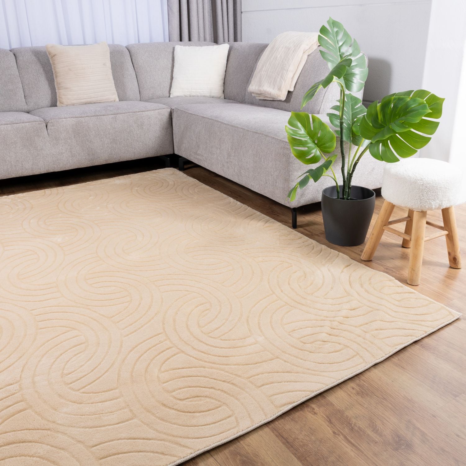 Kleurrijk Tapijt Laagpolig Vloerkleed Omid Art - Omid Carpets