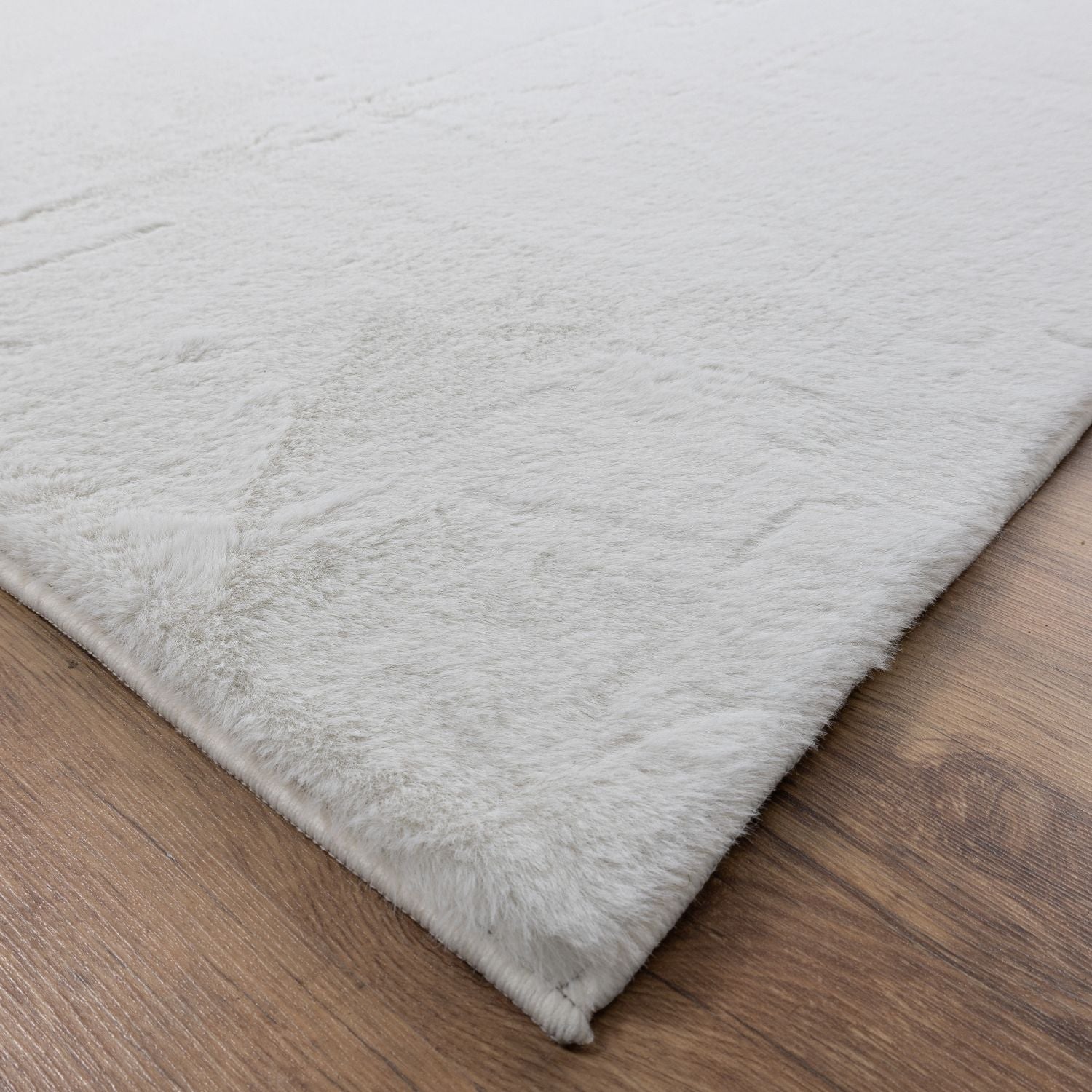 Crème Wit Tapijt Hoogpolig Vloerkleed met Anti-Slip – Omid Soft Fluffy – Superzacht Modern Tapijt - Omid Carpets