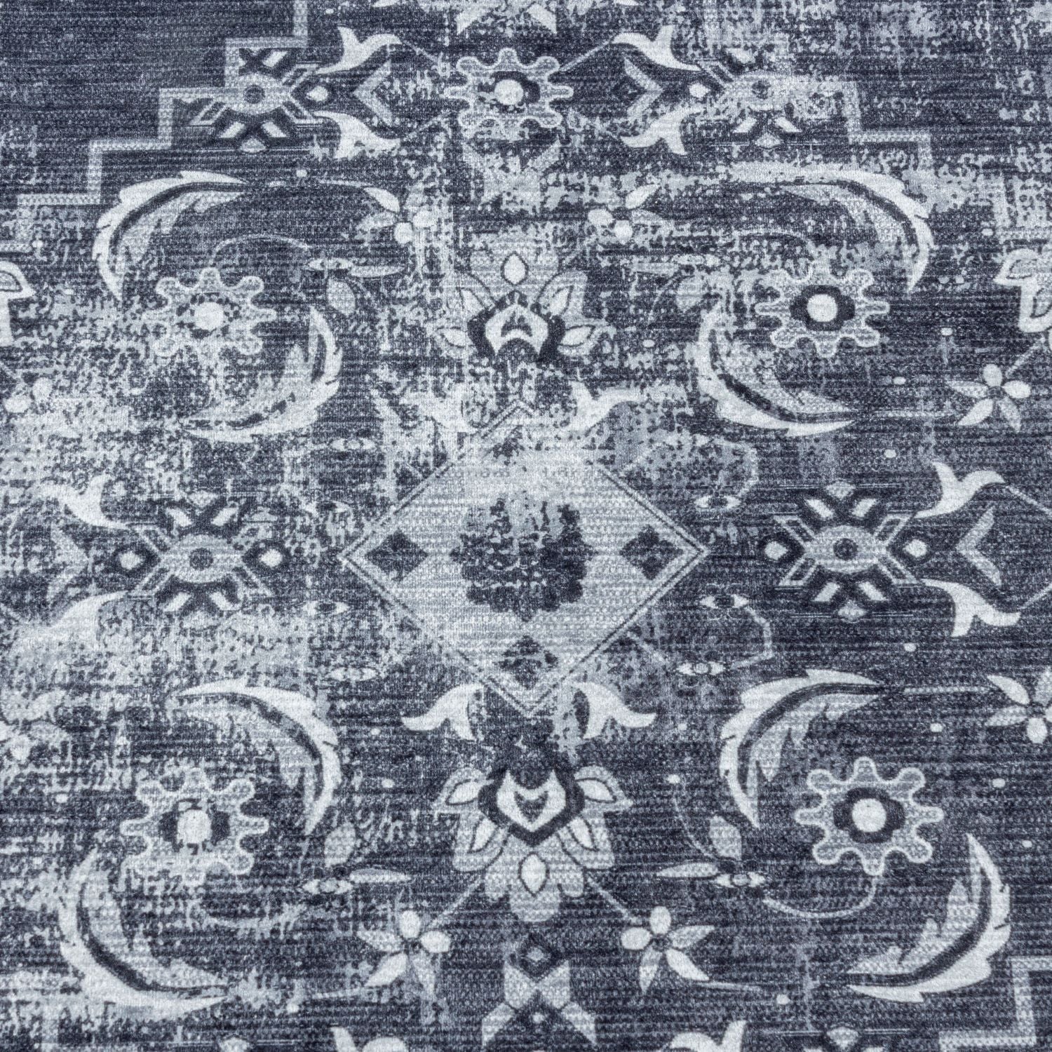 Zwart Tapijt Laagpolig Vloerkleed Omid ChromaticBlend Rugs