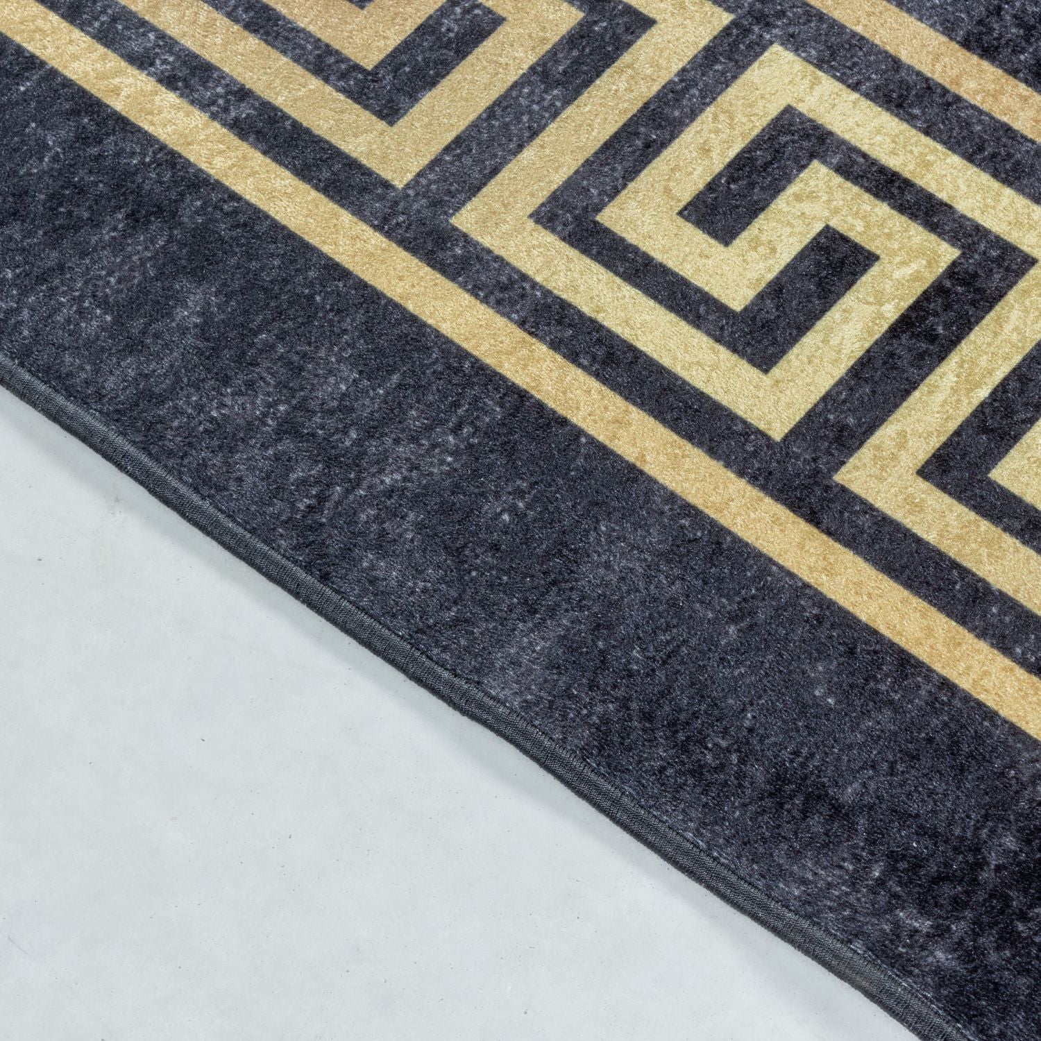 Zwart Tapijt Laagpolig Vloerkleed Omid ChromaticBlend Rugs