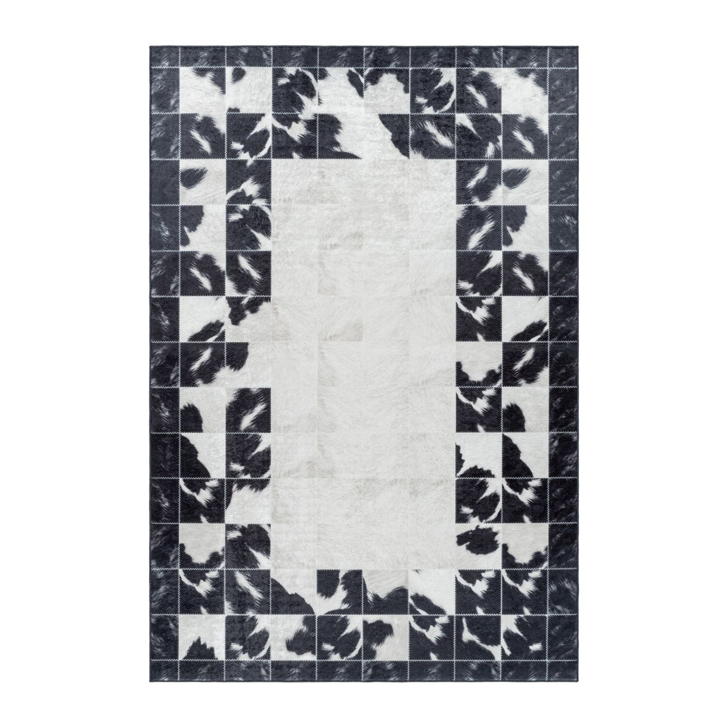 Zwart Tapijt Laagpolig Vloerkleed Omid ChromaticBlend Rugs