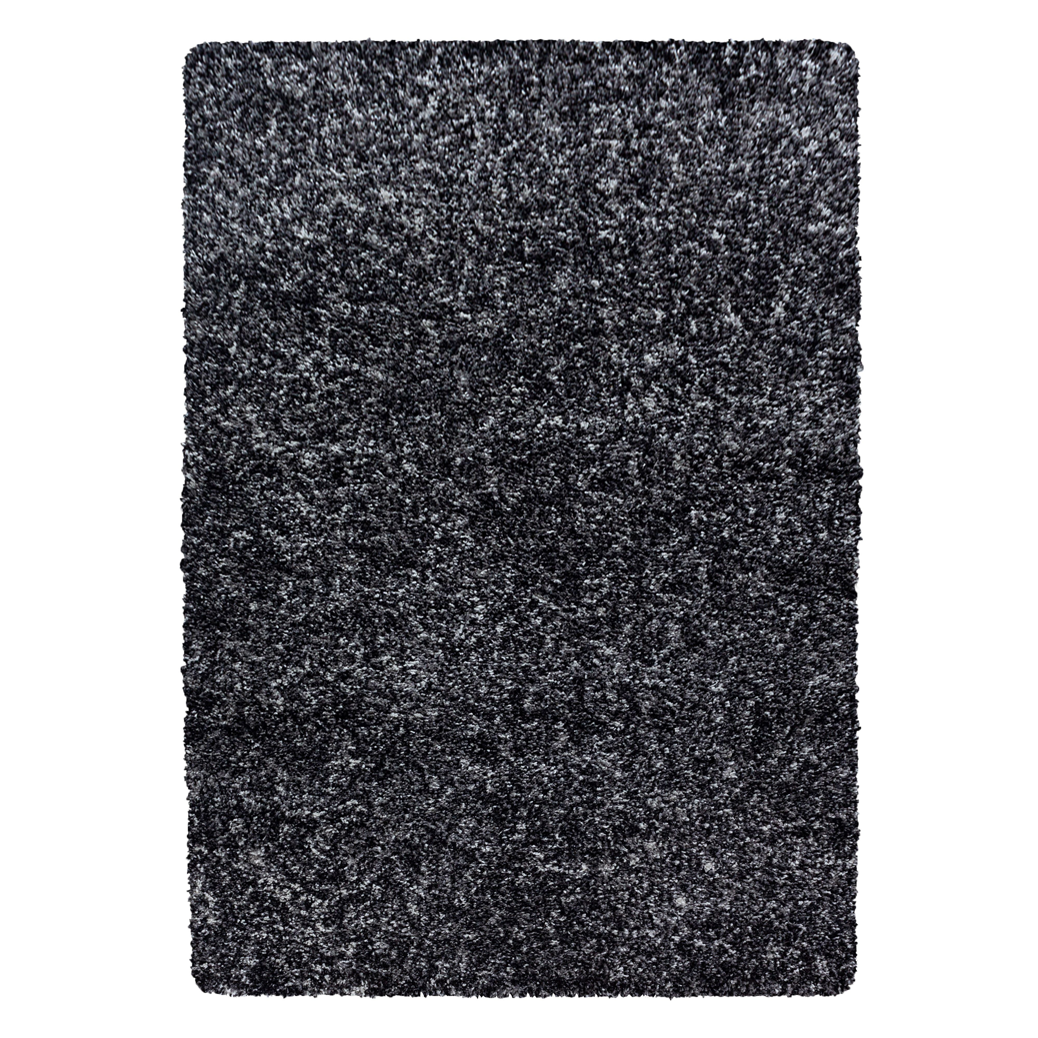Anthrazit Laagpolig Vloerkleed Omid Misty Elegance Collection. - Omid Carpets