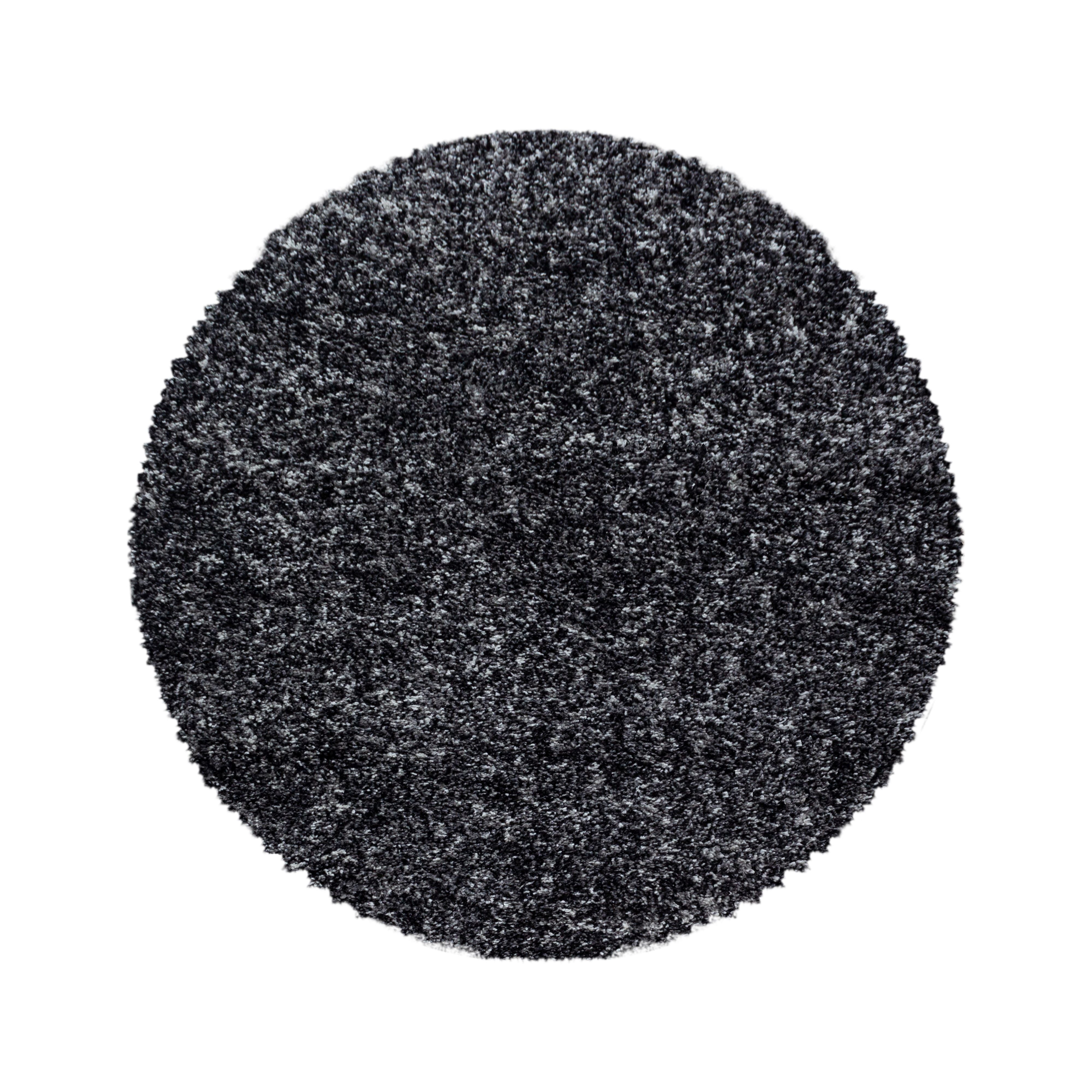 Anthrazit Laagpolig Vloerkleed Omid Misty Elegance Collection. - Omid Carpets