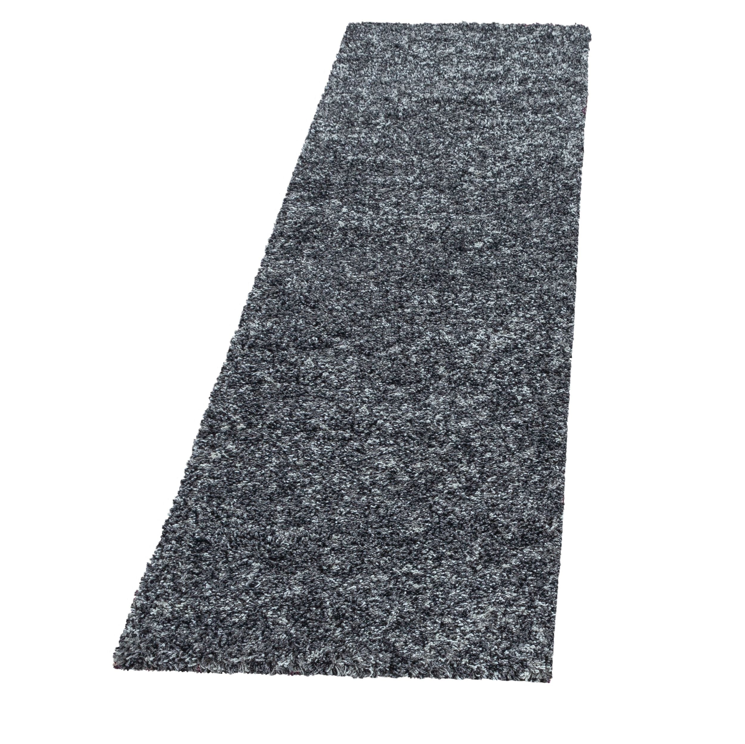 Anthrazit Laagpolig Vloerkleed Omid Misty Elegance Collection. - Omid Carpets