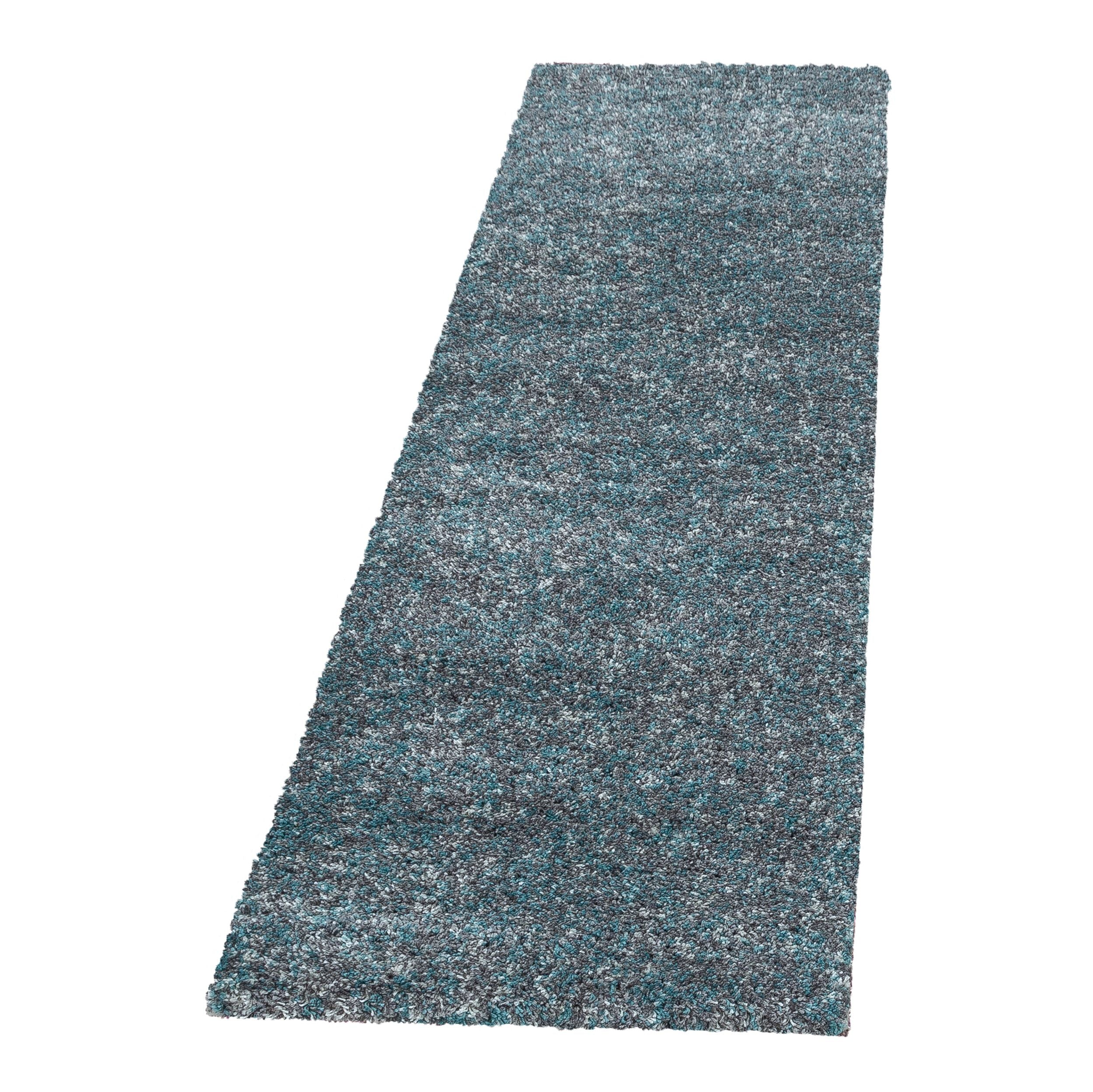 Blauw Laagpolig Vloerkleed Omid Misty Elegance Collection. - Omid Carpets