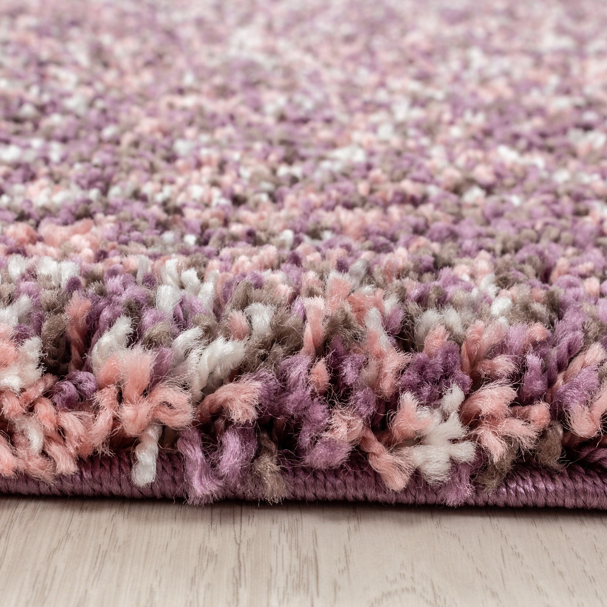 Roze Laagpolig Vloerkleed Omid Misty Elegance Collection. - Omid Carpets