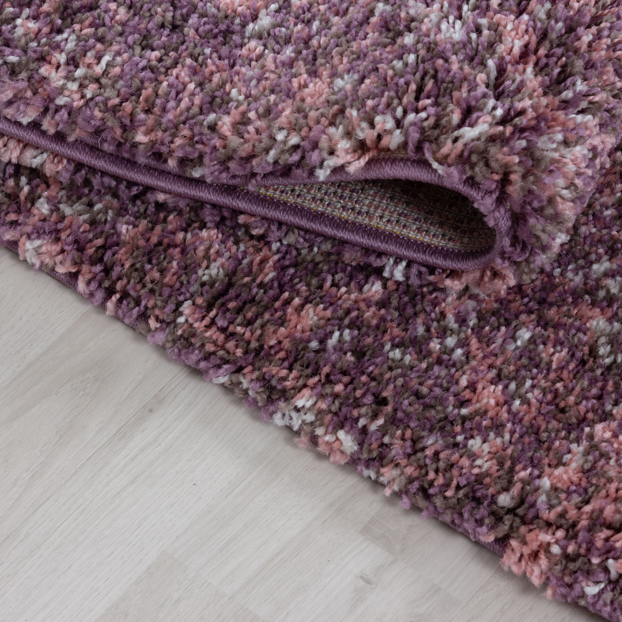 Roze Laagpolig Vloerkleed Omid Misty Elegance Collection. - Omid Carpets