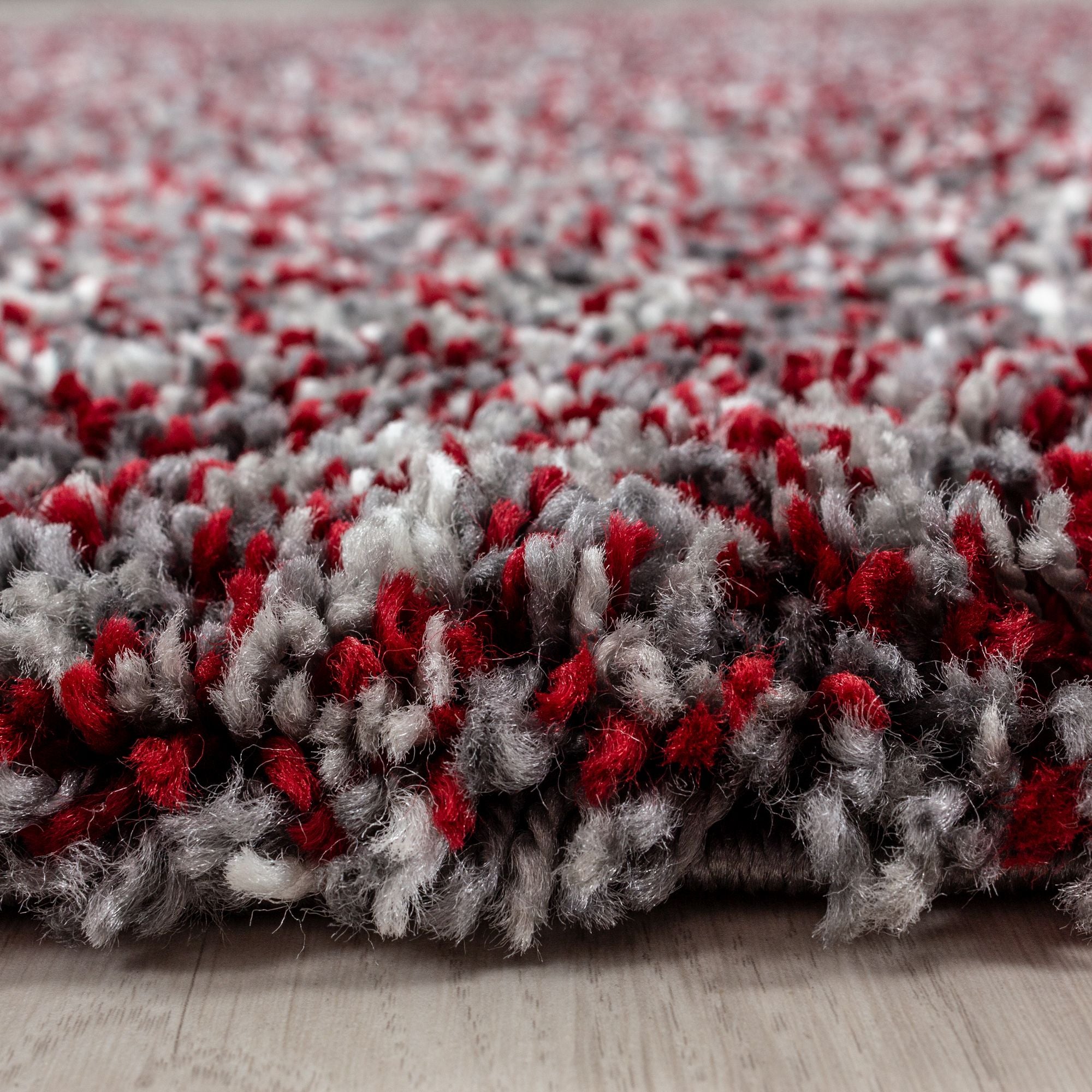 Rood Laagpolig Vloerkleed Omid Misty Elegance Collection. - Omid Carpets