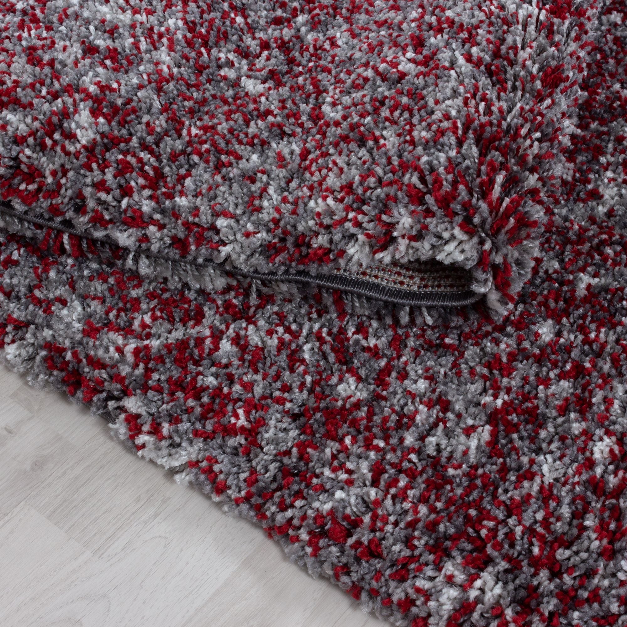 Rood Laagpolig Vloerkleed Omid Misty Elegance Collection. - Omid Carpets