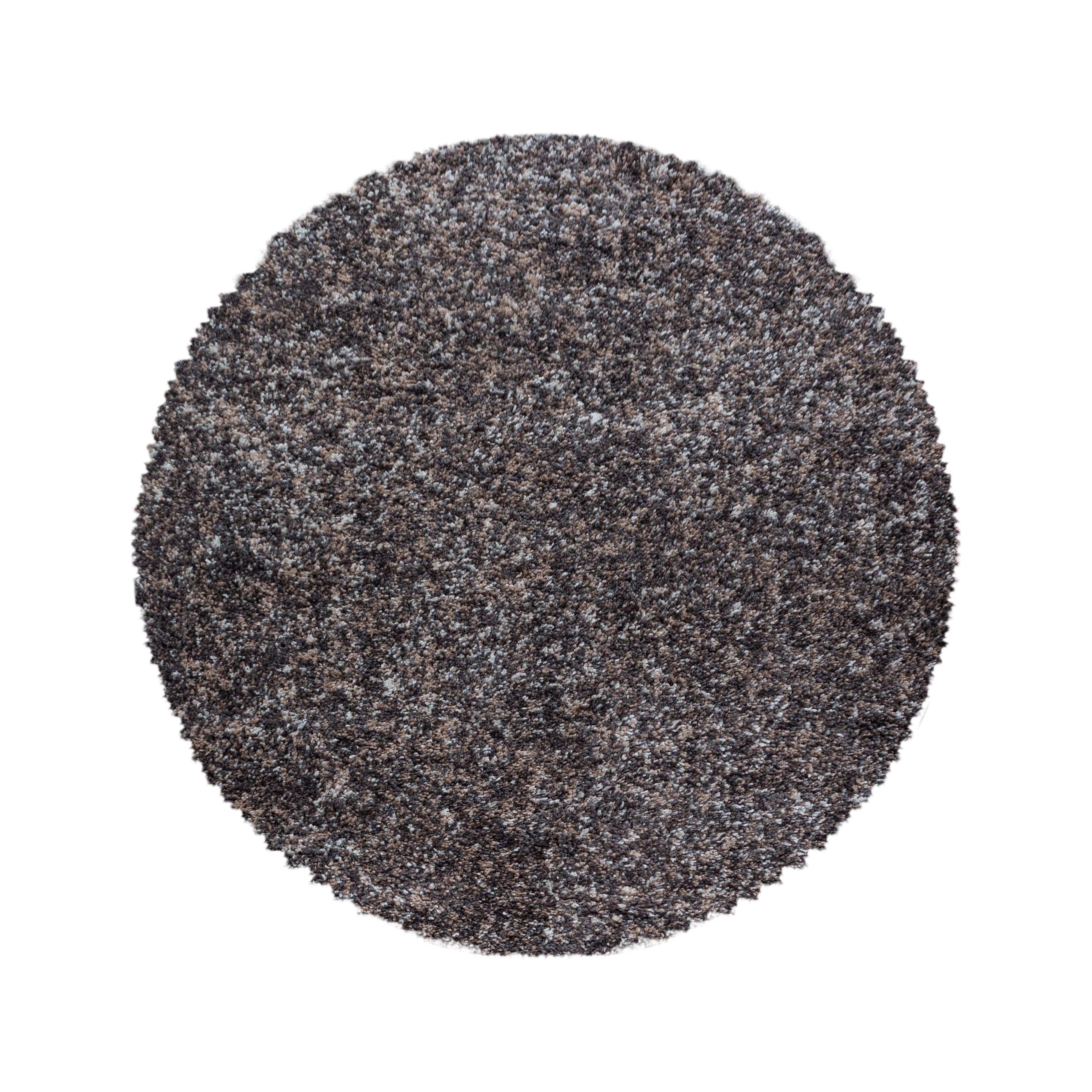 Taupe Laagpolig Vloerkleed Omid Misty Elegance Collection. - Omid Carpets