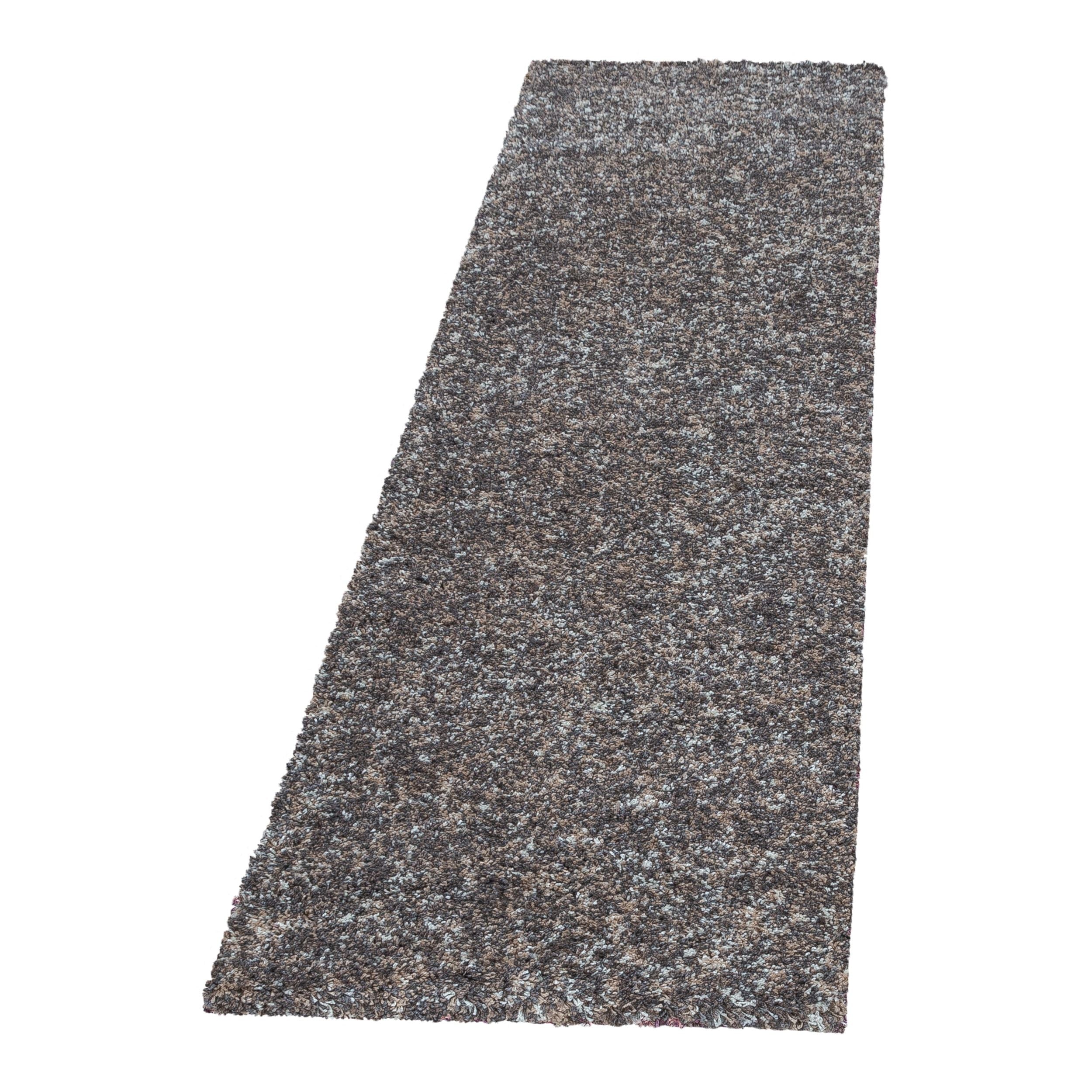 Taupe Laagpolig Vloerkleed Omid Misty Elegance Collection. - Omid Carpets
