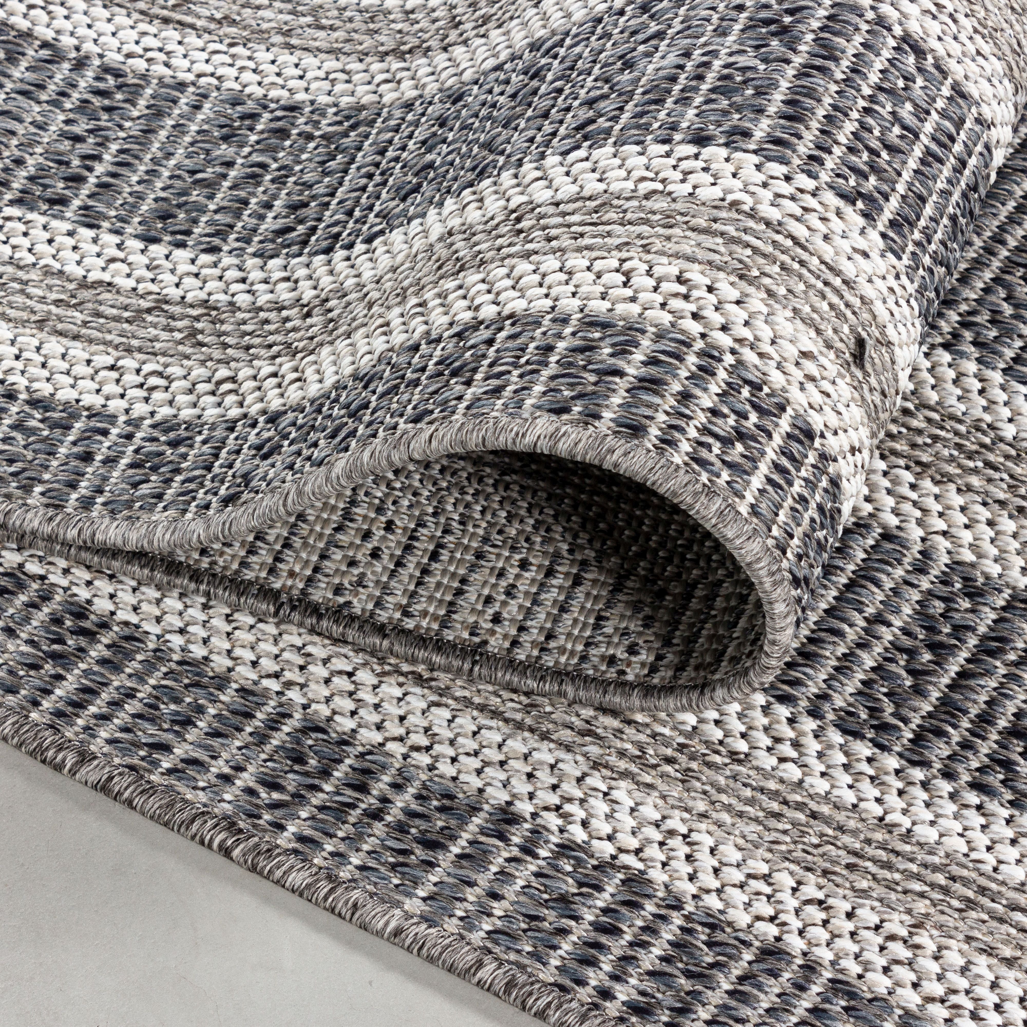 Grijs Tapijt Laagpolig Vloerkleed Omid Soft Zephyr Collection