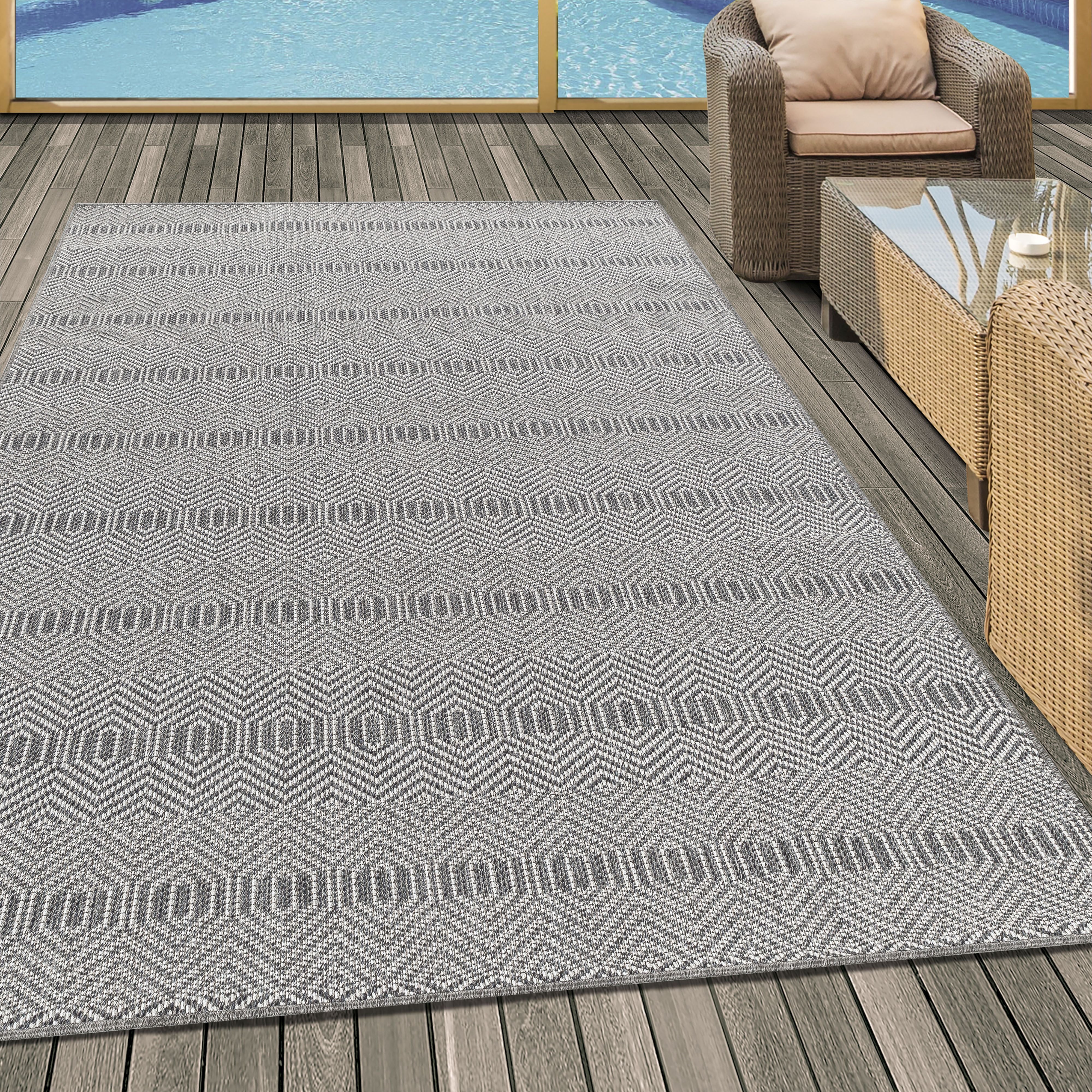 Grijs Tapijt Laagpolig Vloerkleed Omid Soft Zephyr Collection