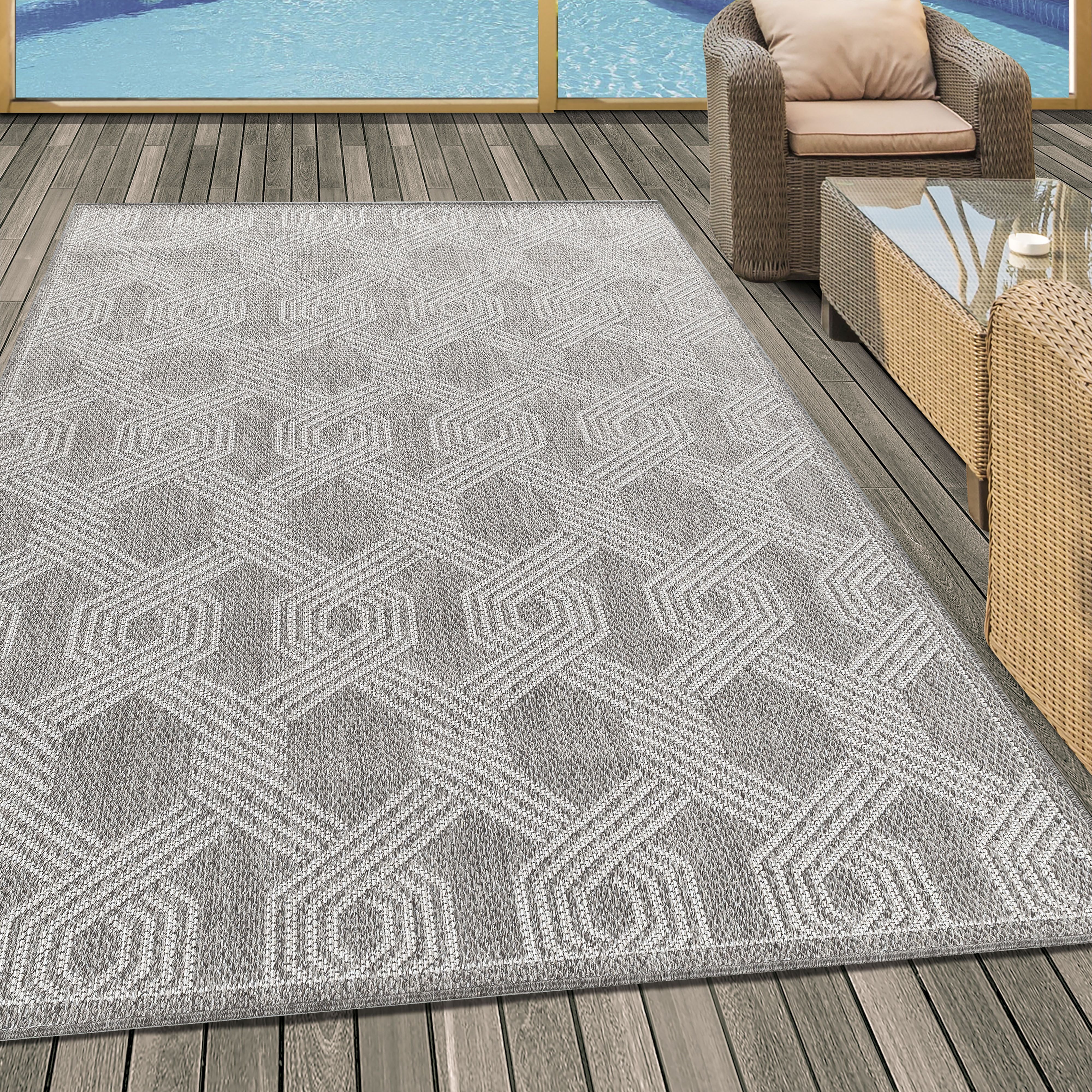 Grijs Tapijt Laagpolig Vloerkleed Omid Soft Zephyr Collection