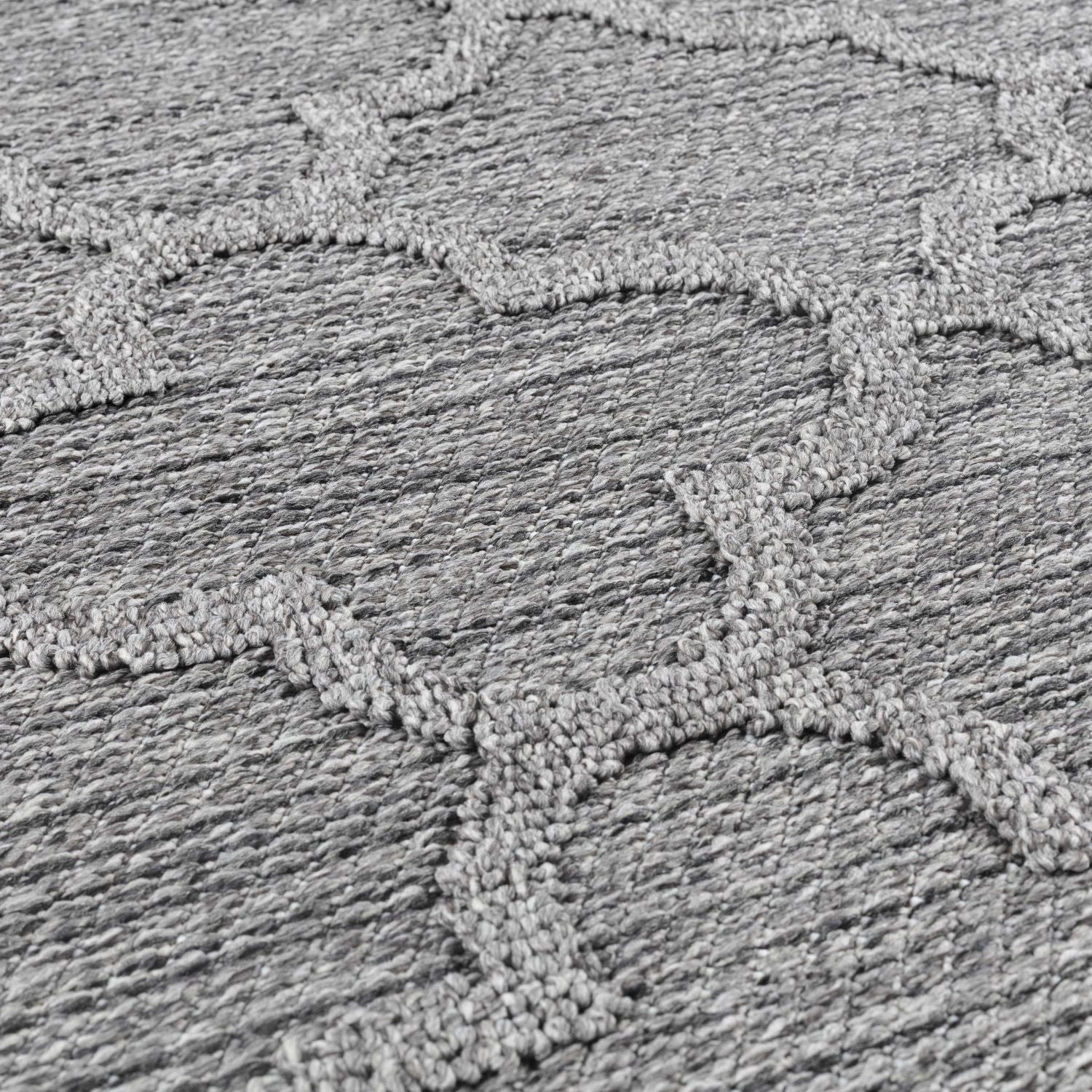 Grijs Tapijt Laagpolig Vloerkleed Omid Chic Impressions Rugs
