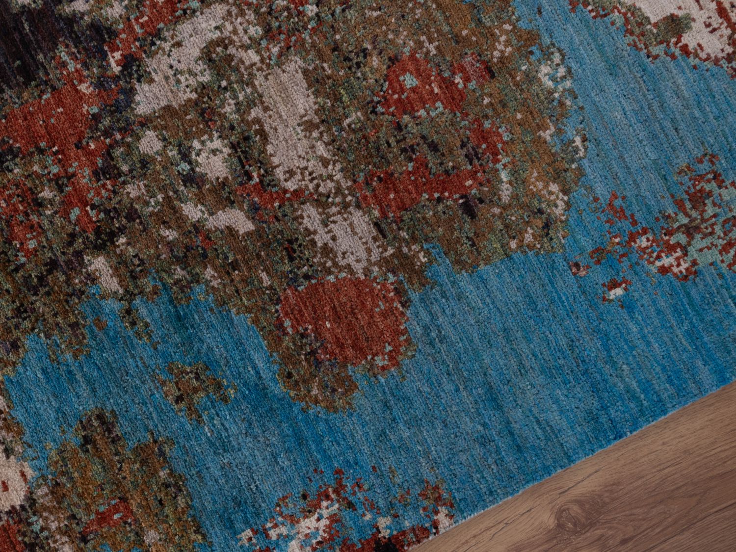 Afghaans Tapijt Laagpolig Handgeknoopt Wollen Vloerkleed - Omid Afghan Wool Luxury 297x194 - Omid Carpets