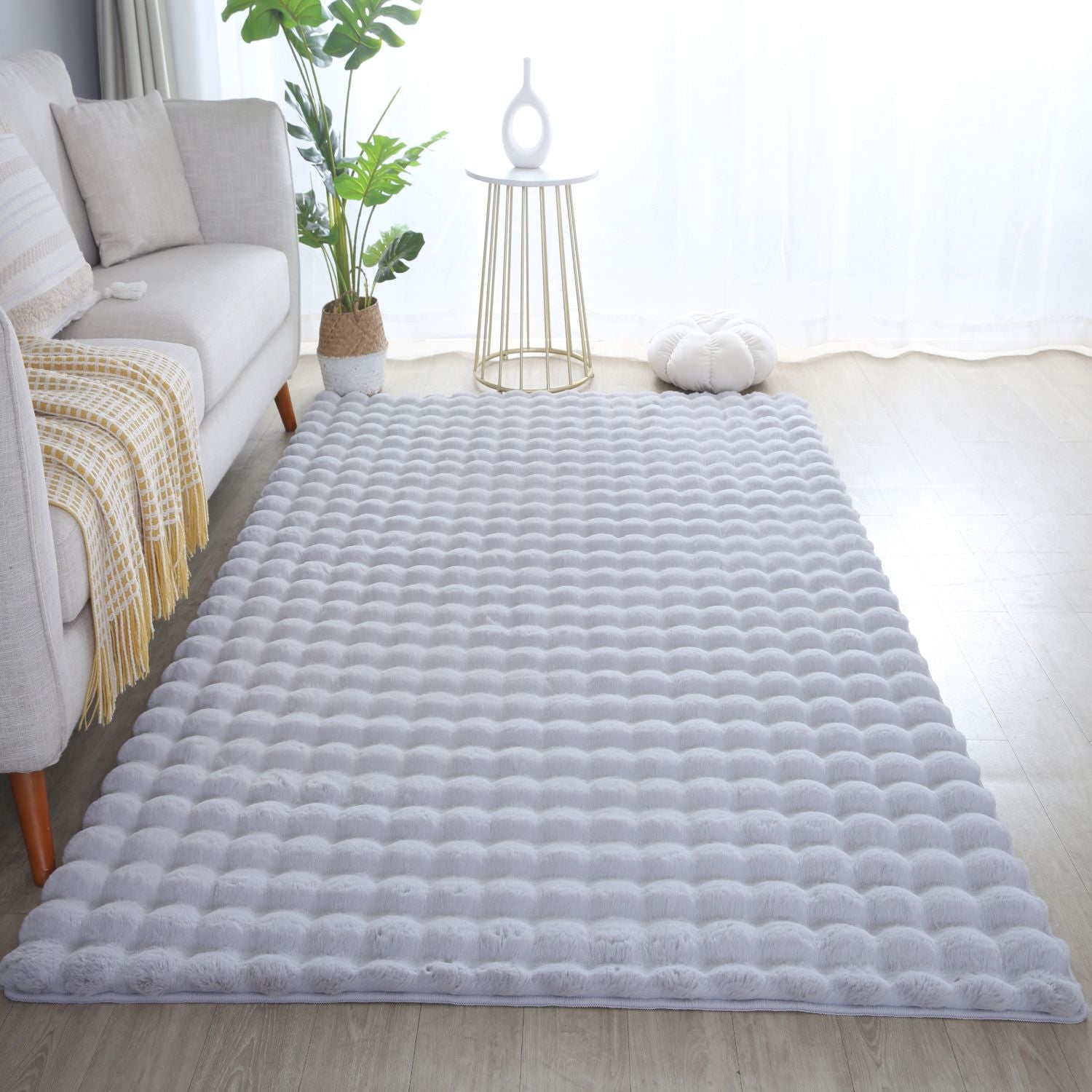 Grijs Tapijt Laagpolig Vloerkleed Omid Calming Canvas