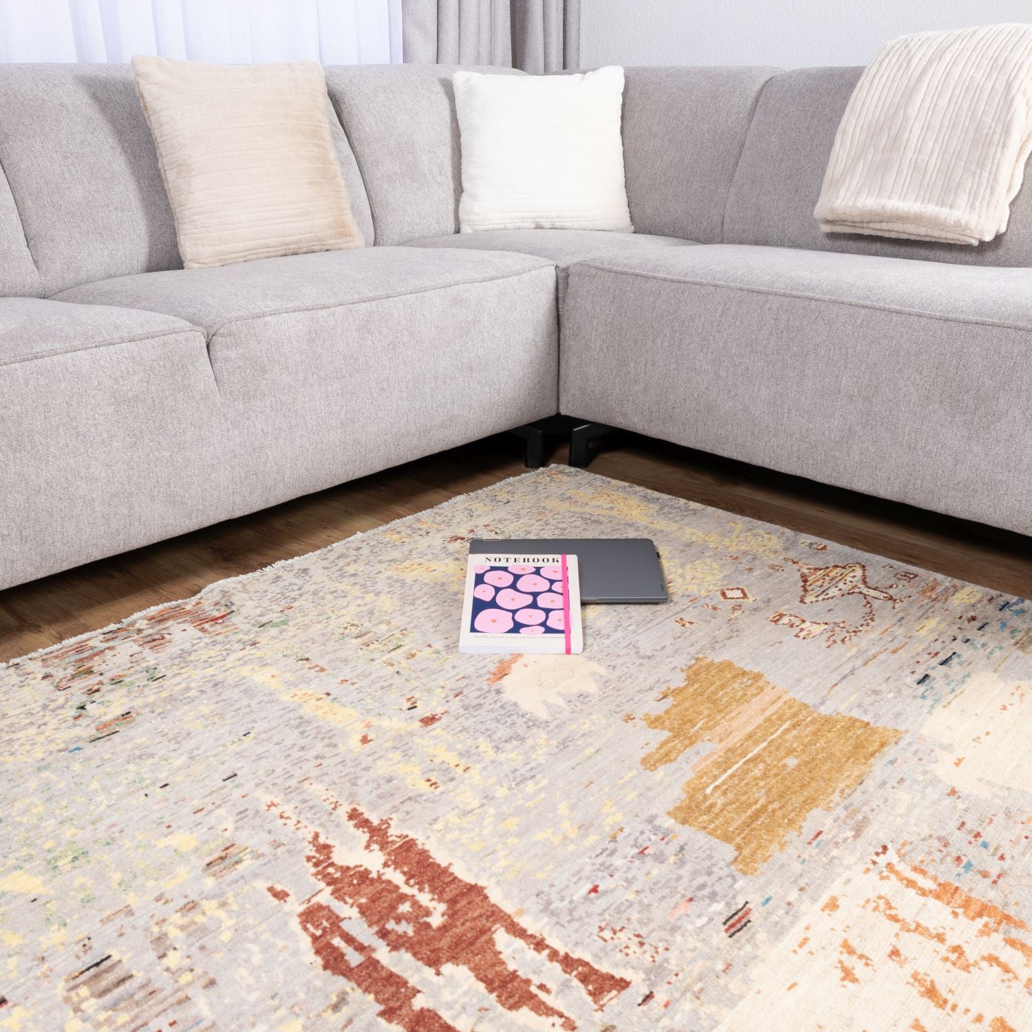 Afghaans Tapijt Laagpolig Handgeknoopt Wollen Vloerkleed - Omid Afghan Wool Luxury 172x240