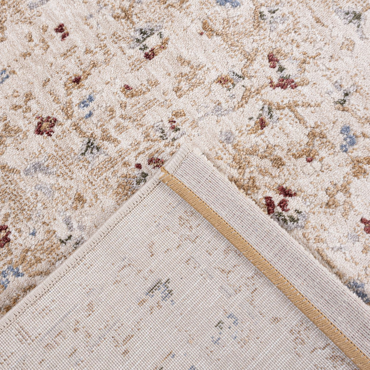 Tapis coloré à poils ras Omid Art
