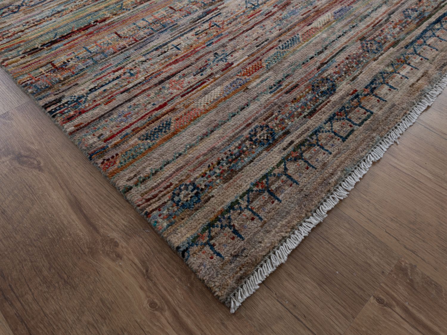 Afghaans Tapijt Laagpolig Handgeknoopt Wollen Vloerkleed - Omid Afghan Wool Luxury 297x194 - Omid Carpets