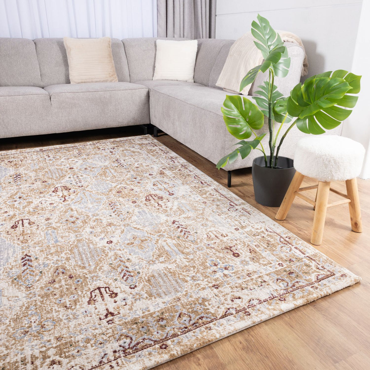 Buntes Teppich Kurzflor Teppich Omid Art