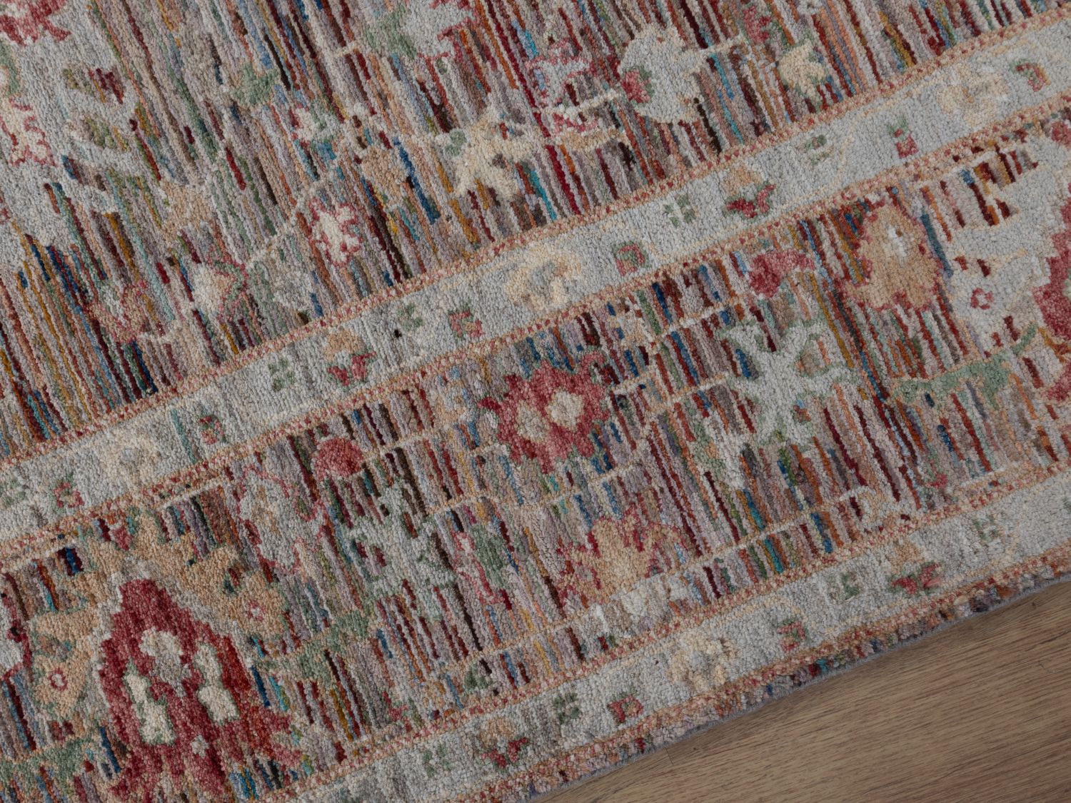 Afghaans Tapijt Laagpolig Handgeknoopt Wollen Vloerkleed - Omid Afghan Wool Luxury 297x194 - Omid Carpets