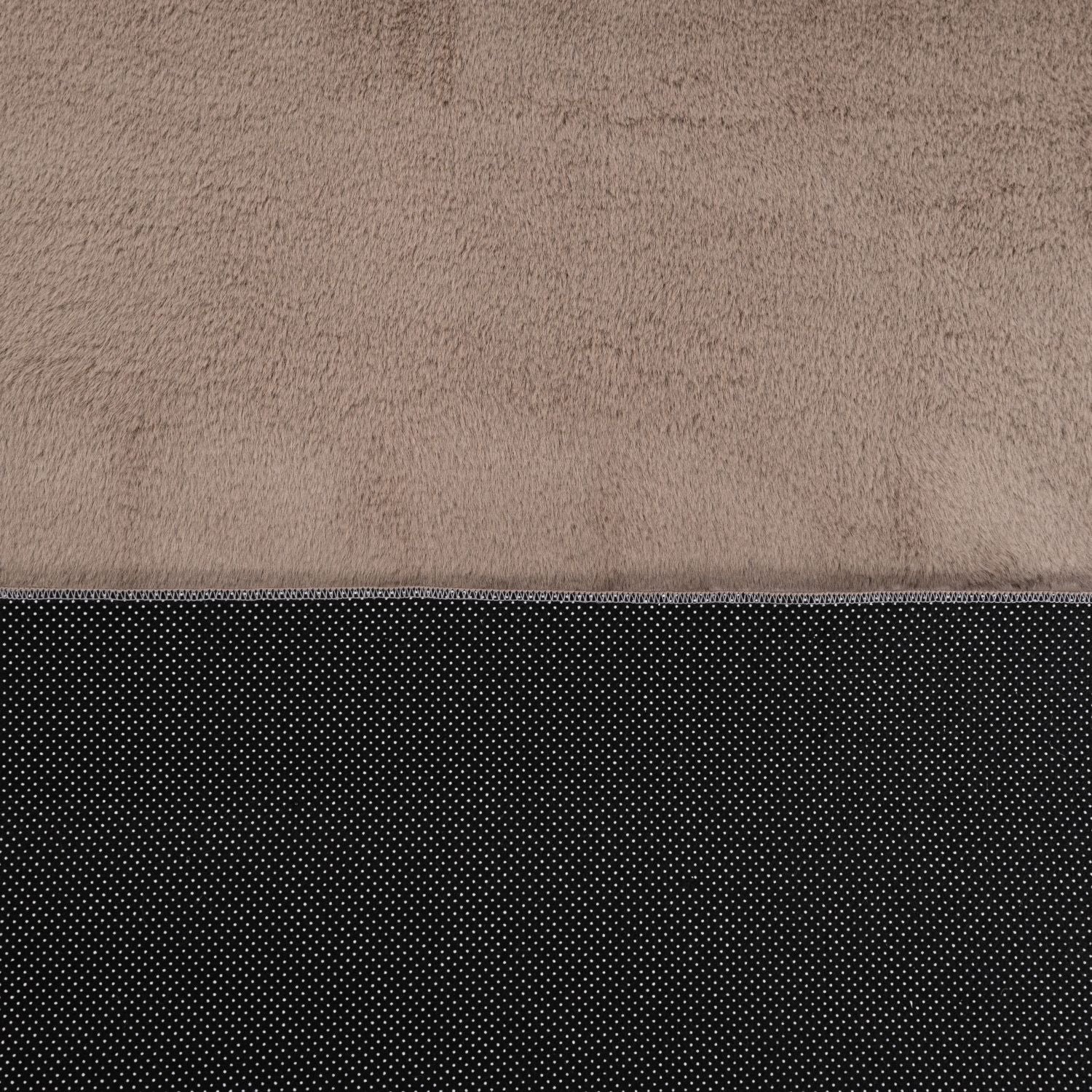 Beige Tapijt Hoogpolig Vloerkleed met Anti-Slip – Omid Soft Fluffy – Superzacht Modern Tapijt - Omid Carpets