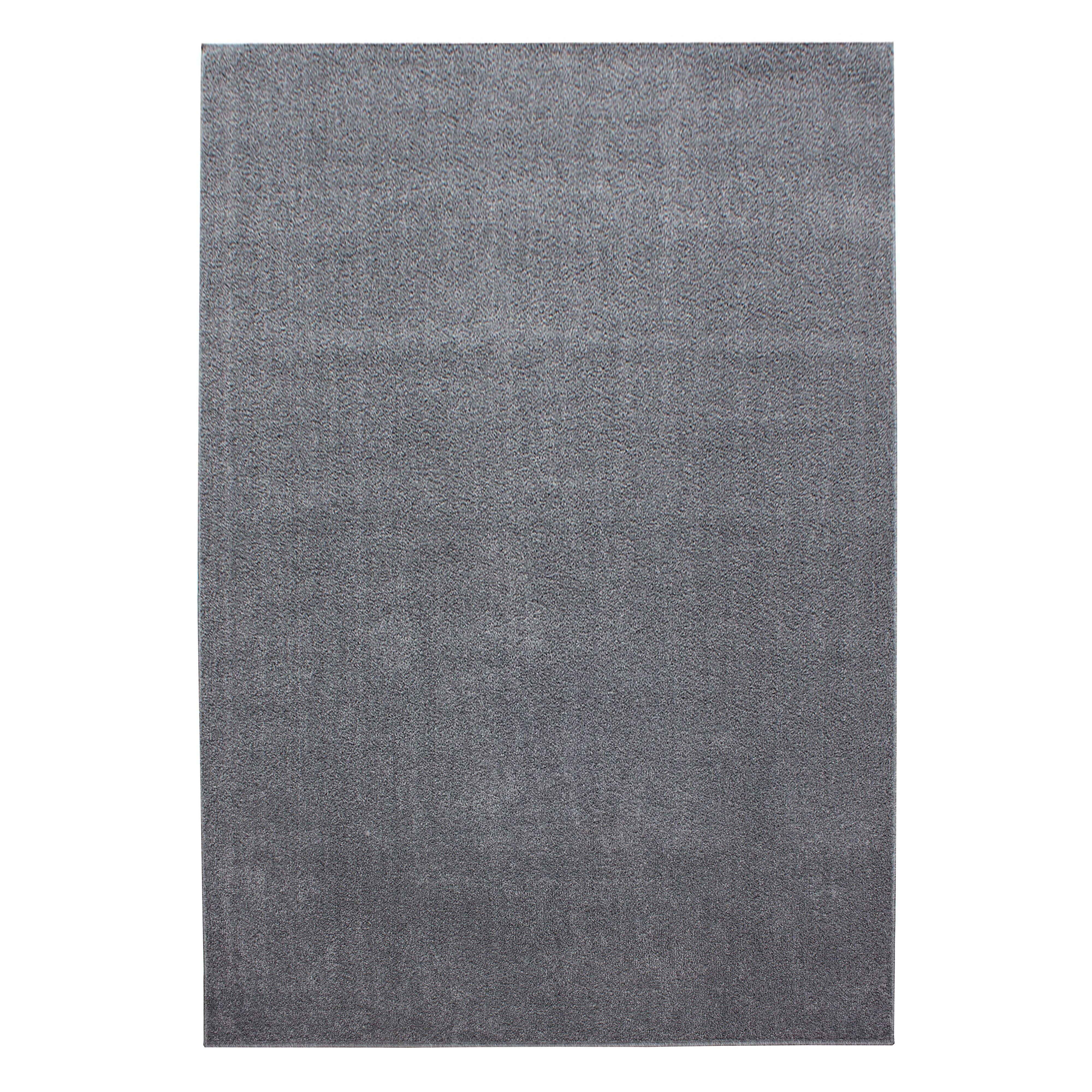 Lichtgrijs Laagpolig Vloerkleed Omid Velvet Touch Collection.