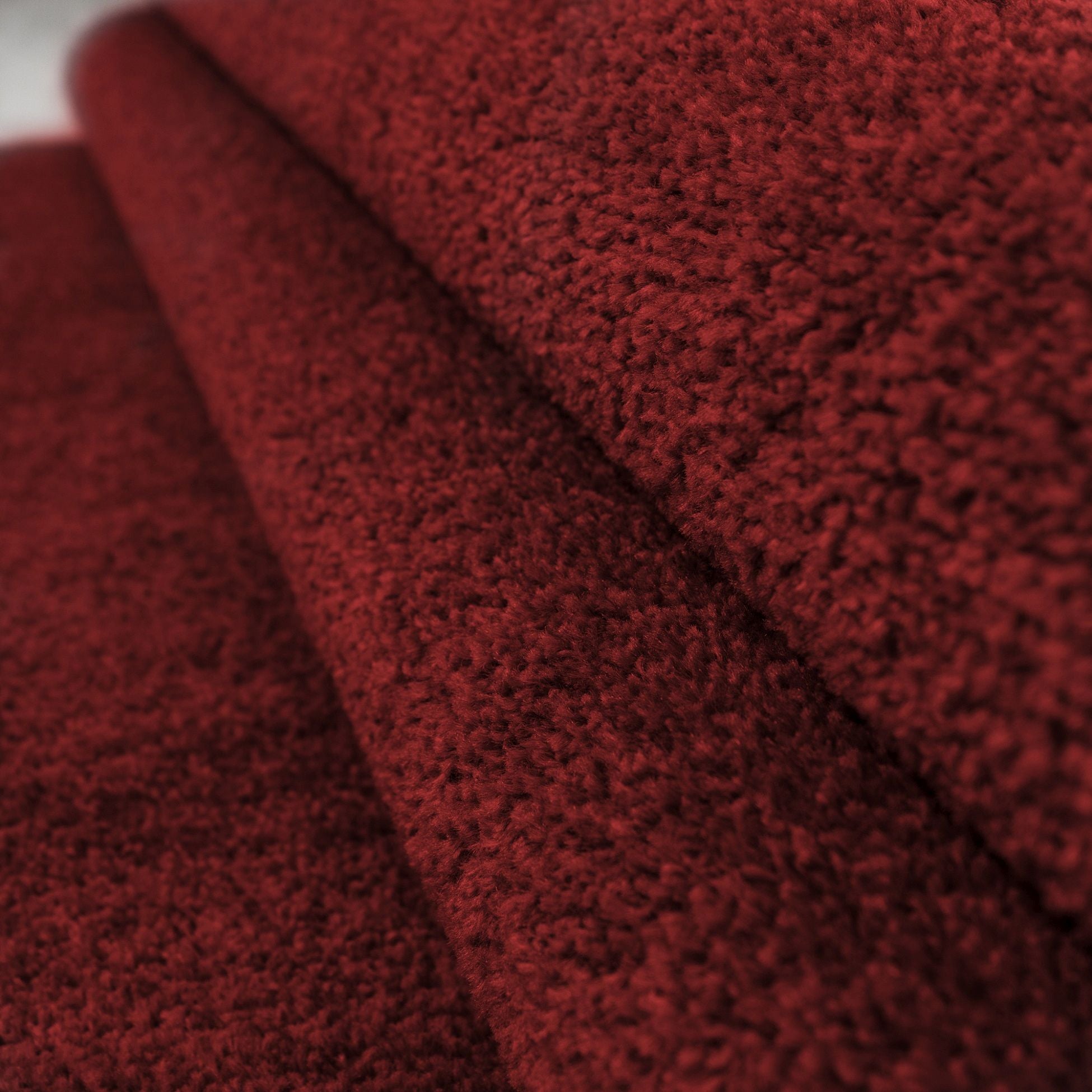 Rood Laagpolig Vloerkleed Omid Velvet Touch Collection.