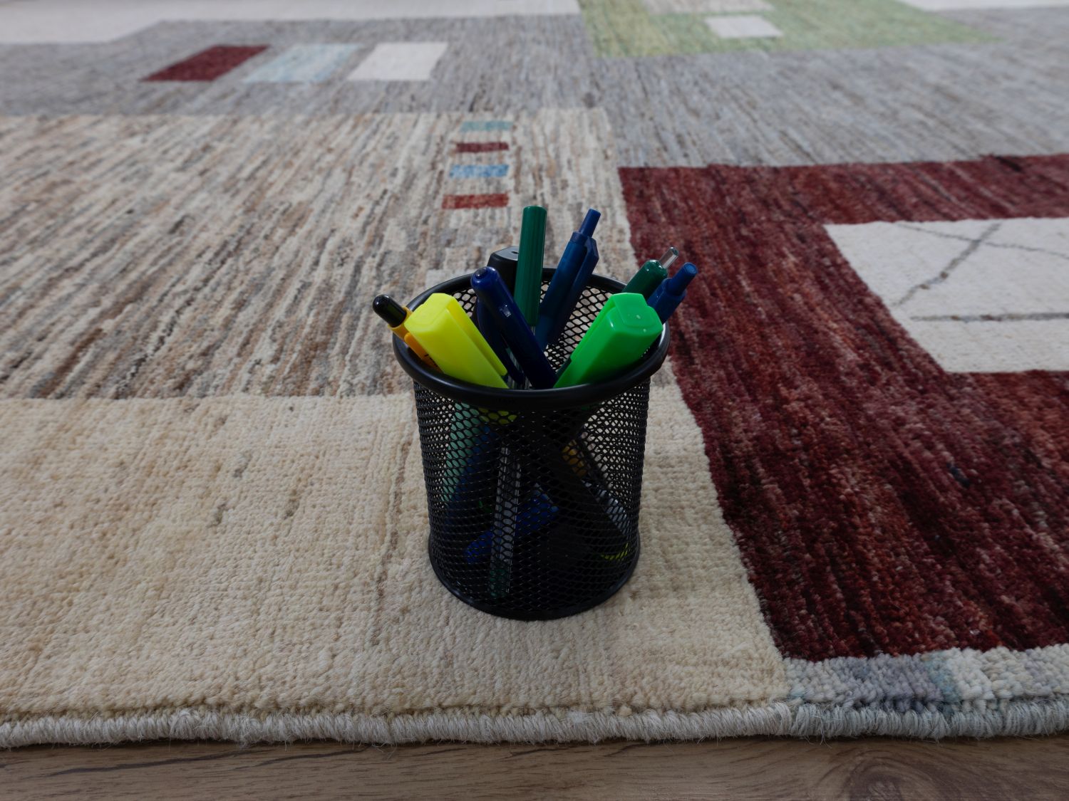 Afghaans Tapijt Laagpolig Handgeknoopt Wollen Vloerkleed - Omid Afghan Wool Luxury 297x194 - Omid Carpets