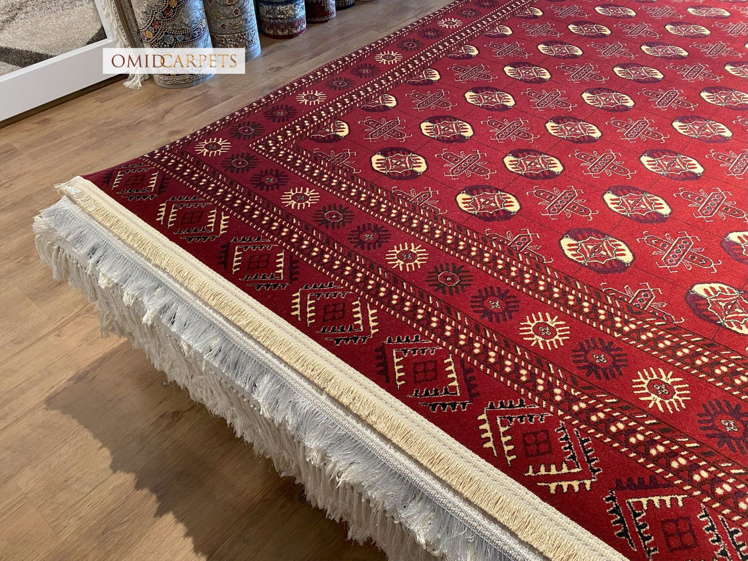 قالین 700 شانه * Rood Tapijt Laagpolig Klassiek Vloerkleed - Omid Premium Classic - 1,5 Miljoen punten/m²
