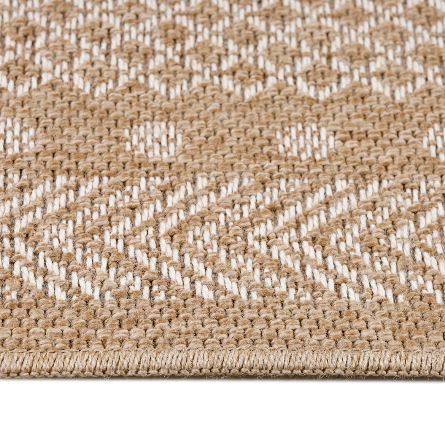 Beige Tapijt Laagpolig Vloerkleed Omid Walnut Charm Collection